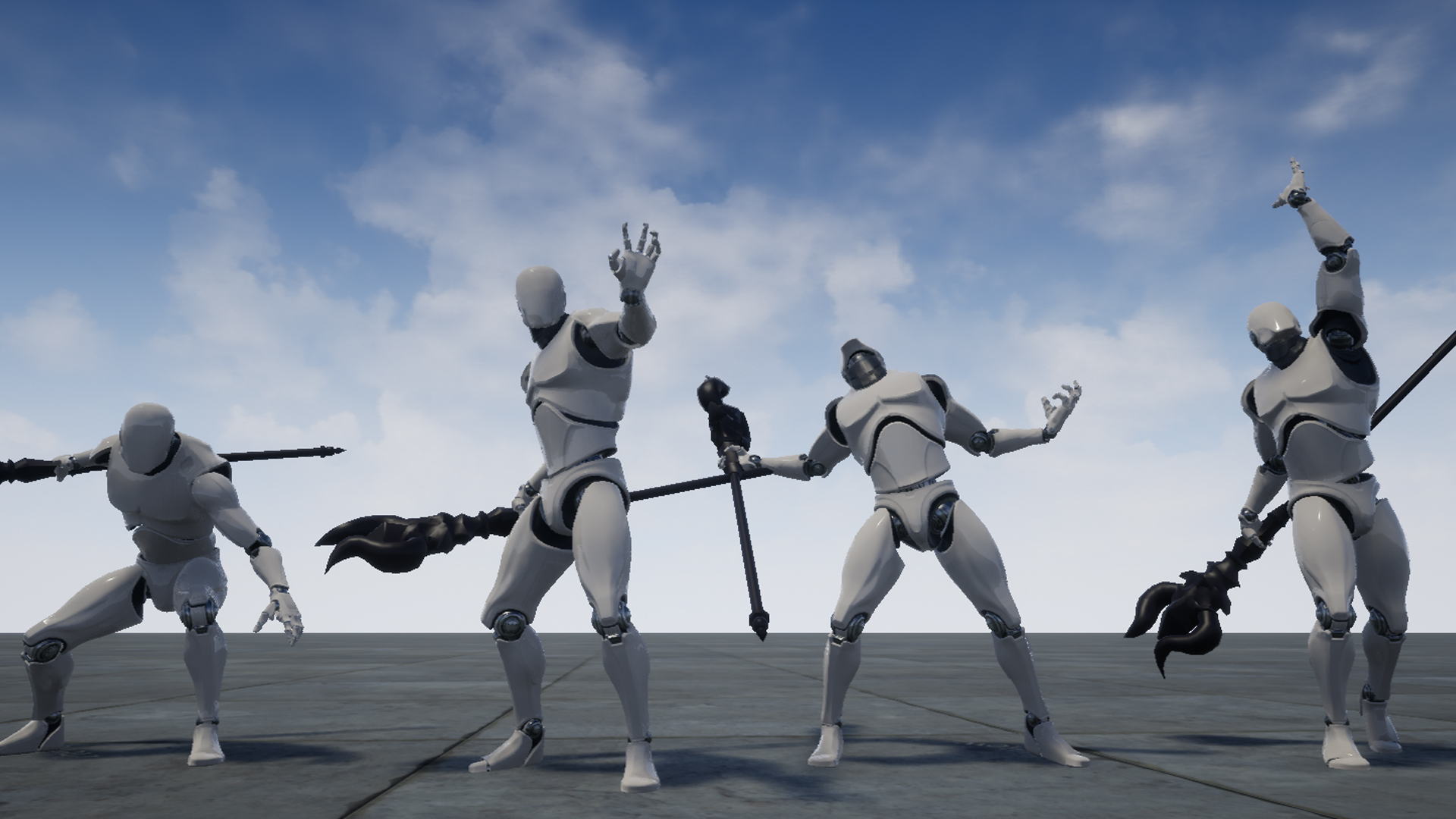 Witch Animation Set 虚幻4 UE4 巫师 法师 法杖 动画动作 素材包插图6