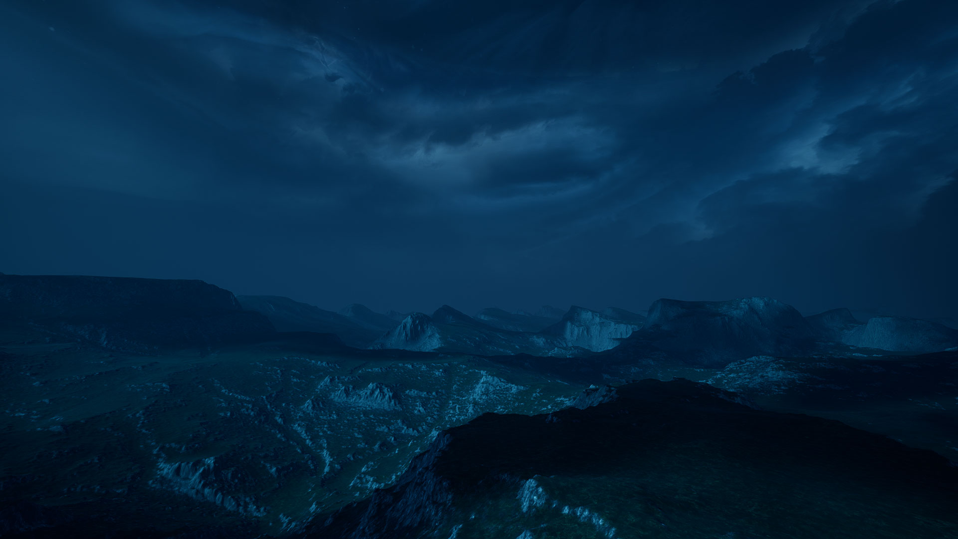 山谷 山脉 昼夜 地形 环境 虚幻4 UE4 Elite Landscapes Valley插图3