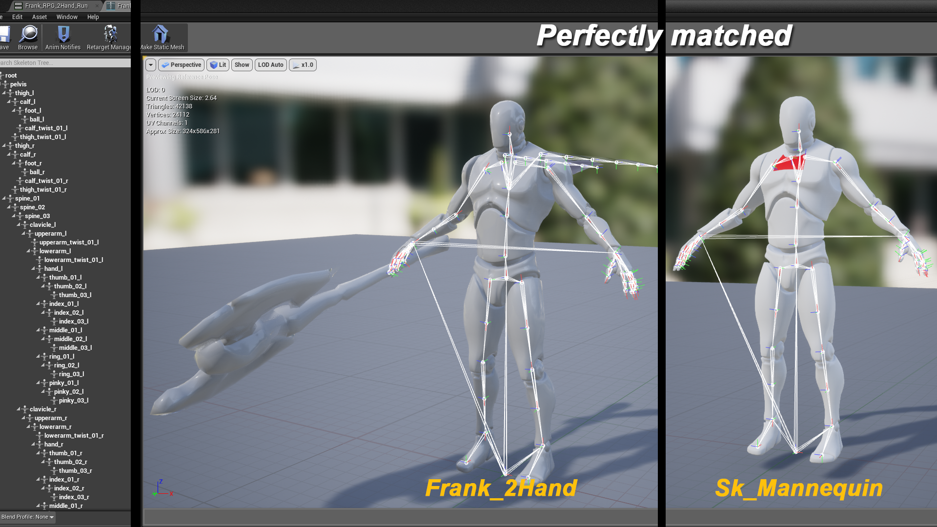 巨斧 驱魔 重型 武器 动画 虚幻4 UE4 Frank RPG 2 Handed Combo插图1