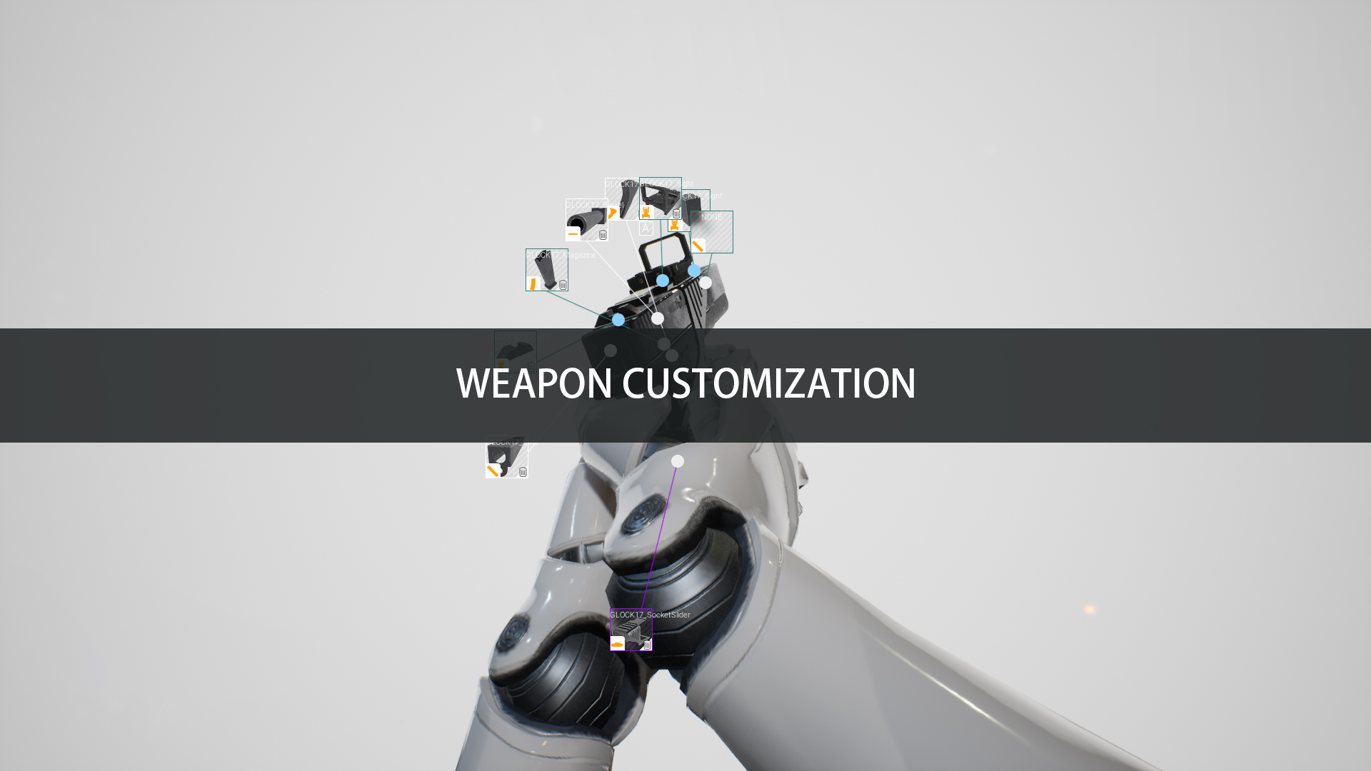 武器配件改装游戏蓝图 虚幻4ue4 Weapon Customization System V3插图1