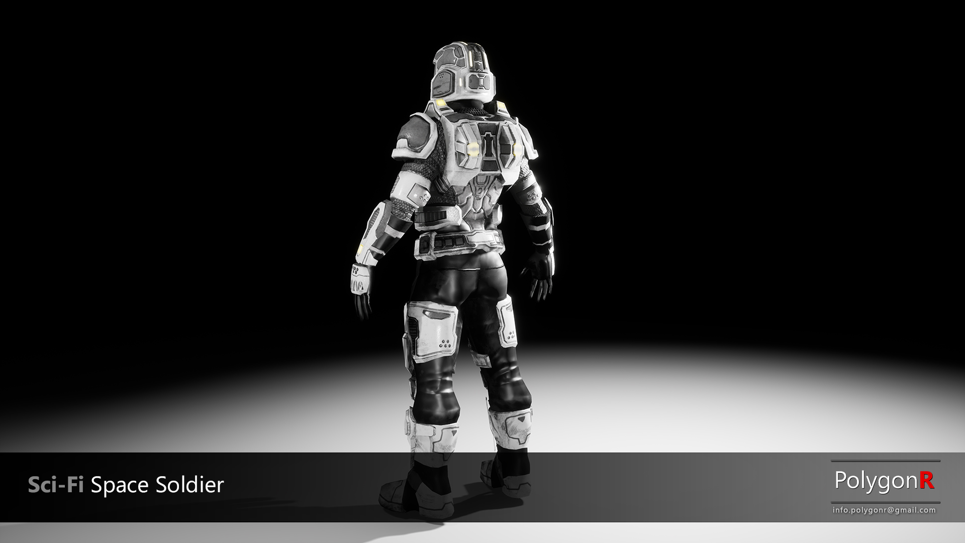 Sci Fi Space Soldier 虚幻4 UE4 太空 宇航服 宇宙 战士 角色