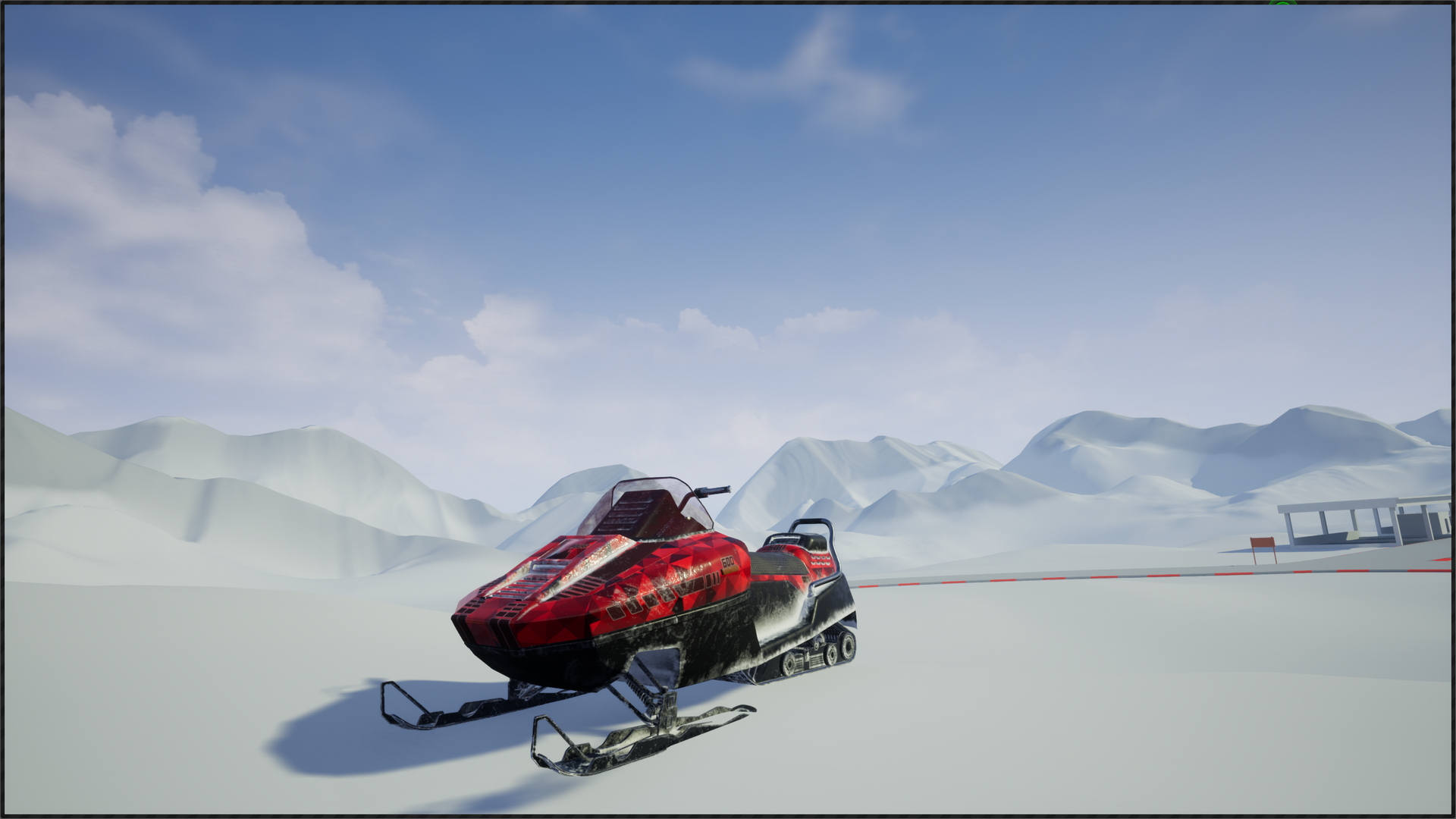 雪地摩托驾驶蓝图 虚幻4 ue4 Drivable Vehicle Snowmobile 427插图10