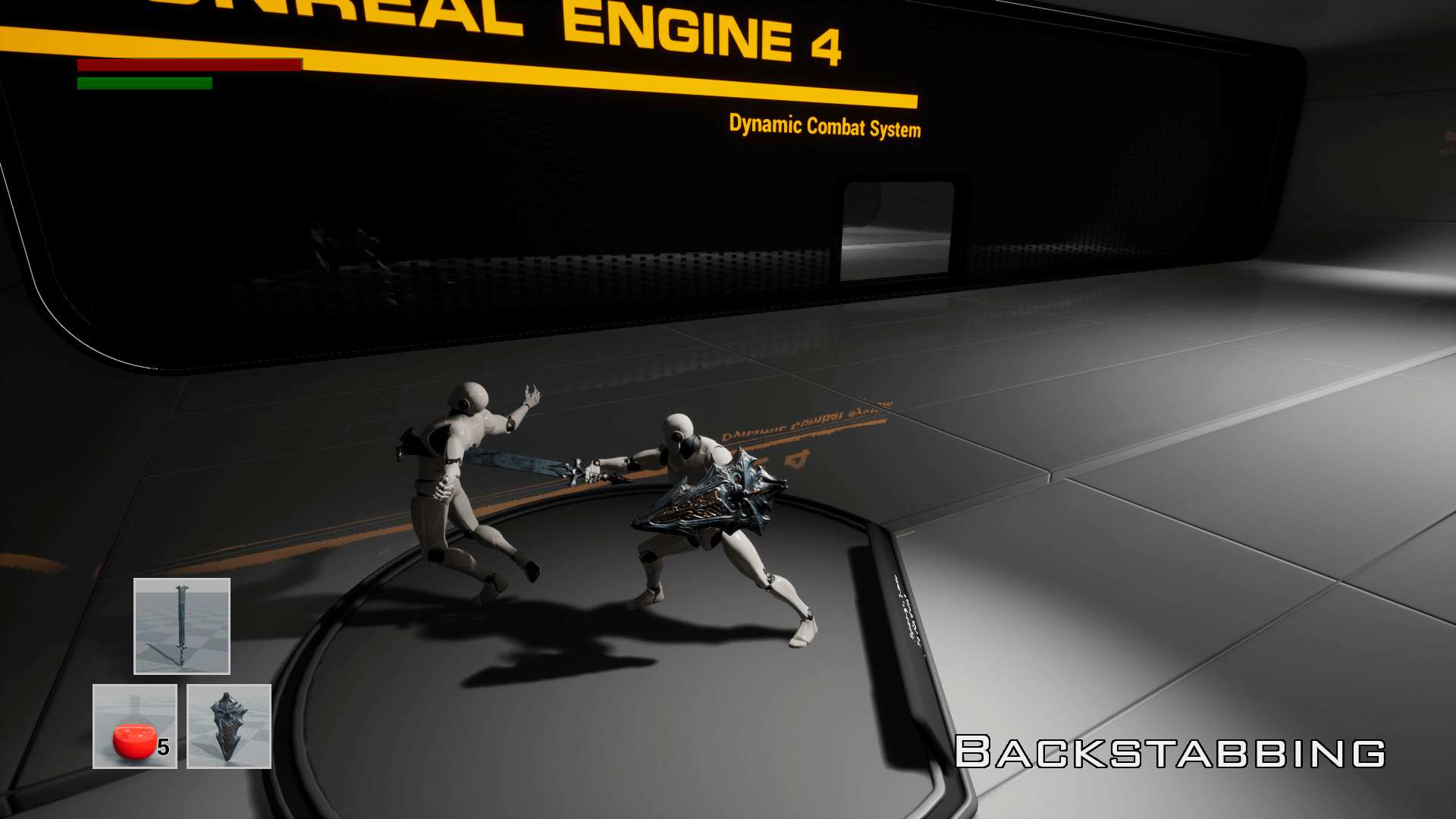 类魂 即时战斗 蓝图 模板 虚幻4 UE4 Dynamic Combat System插图1