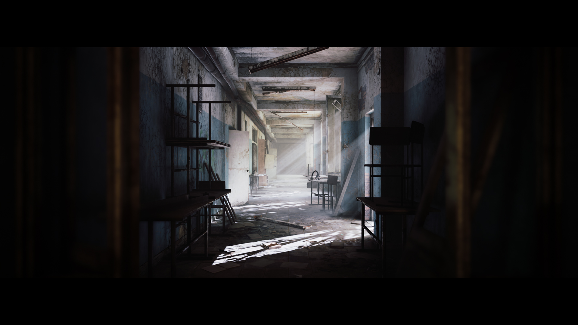 废弃 俄国 建筑 场景 虚幻4 UE4 Abandoned Russian Building插图1