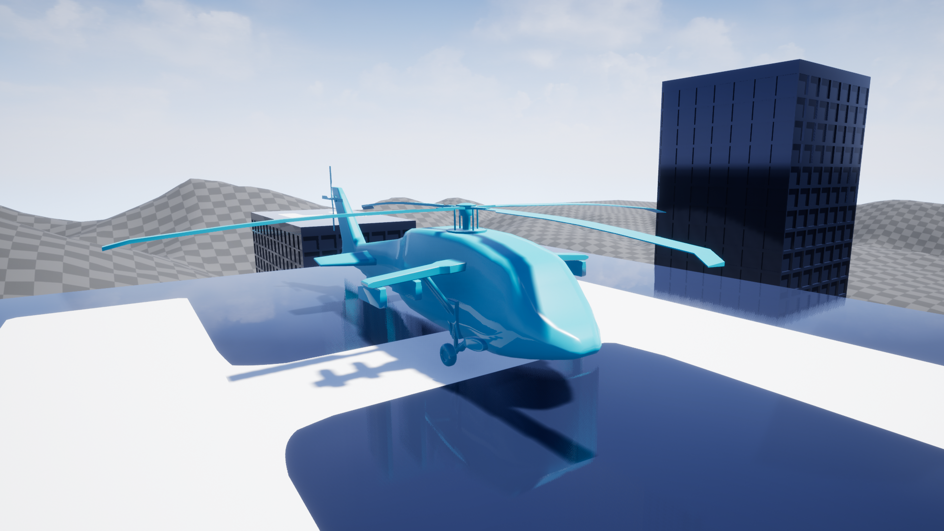 直升机飞行降落攻击物理蓝图 虚幻4 ue4 Helicopter Template 426插图3