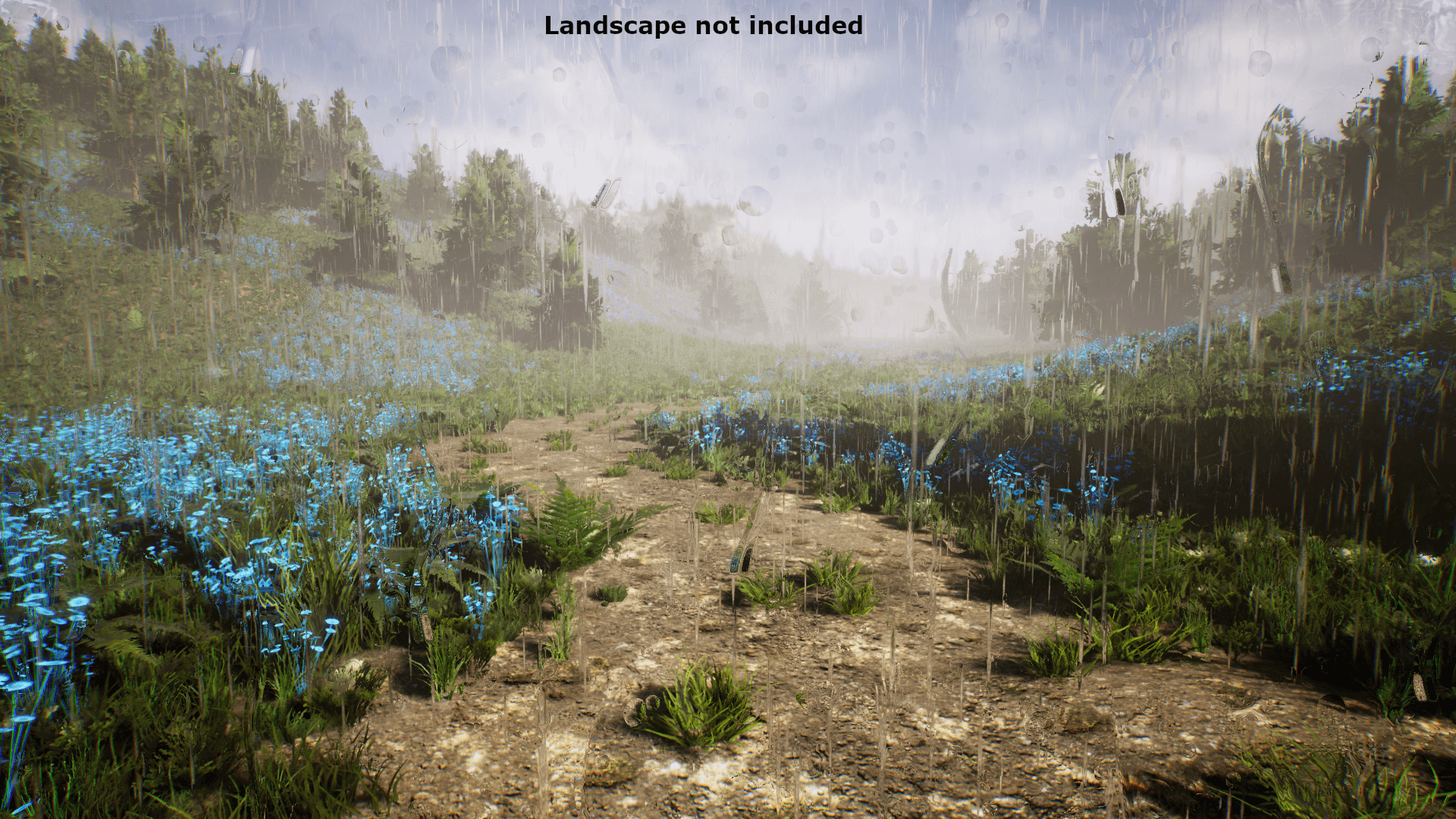 角色镜头动态天气雨水雷电结冰蓝图 虚幻4 ue4 Dynamic Weather插图7