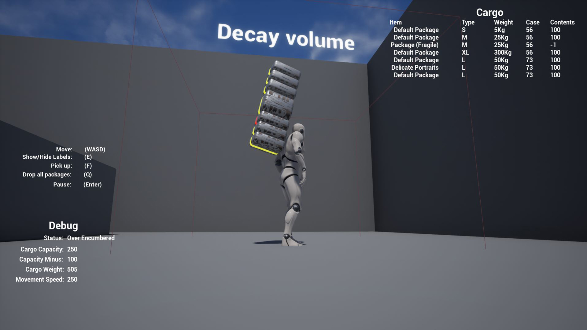 快递 搁浅 蓝图 虚幻4 UE4 Cargo Delivery Inventory System插图1