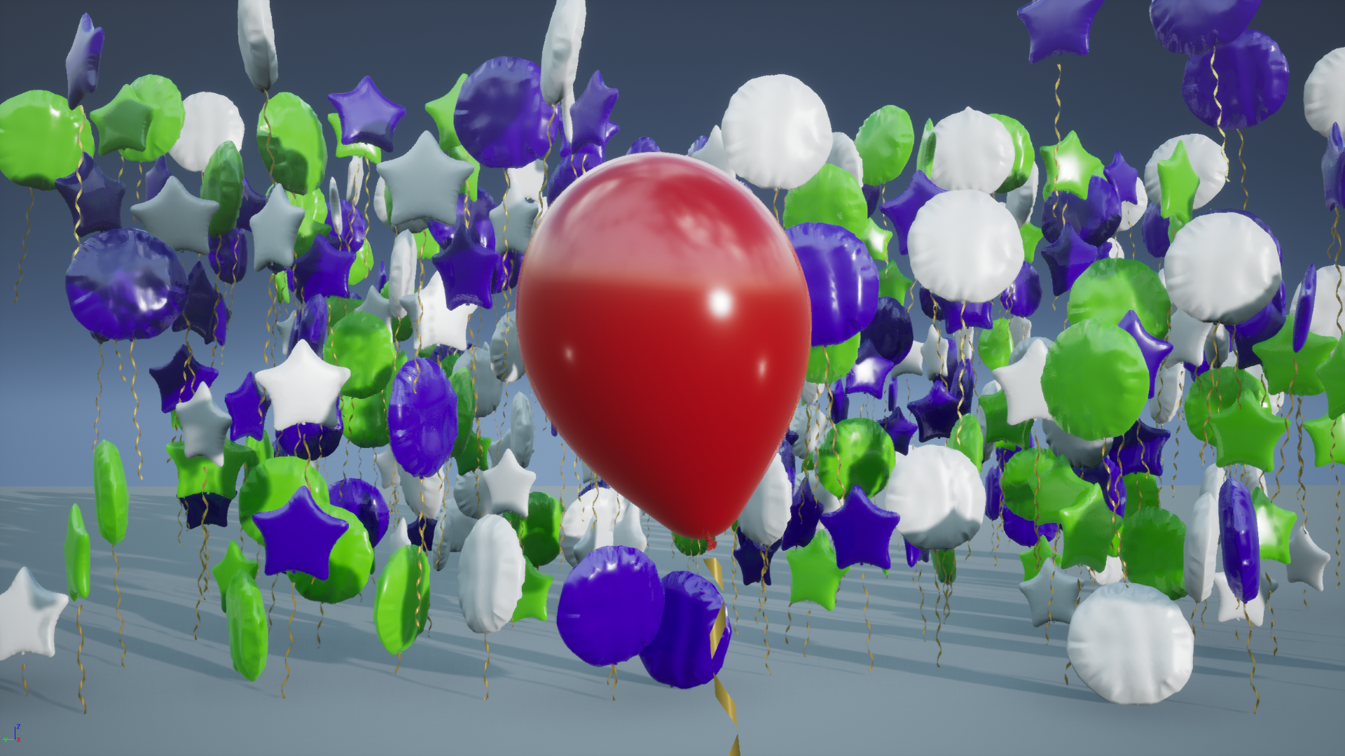 可交互游乐园热气球物理模拟游戏蓝图 虚幻4 ue4 Balloons插图3