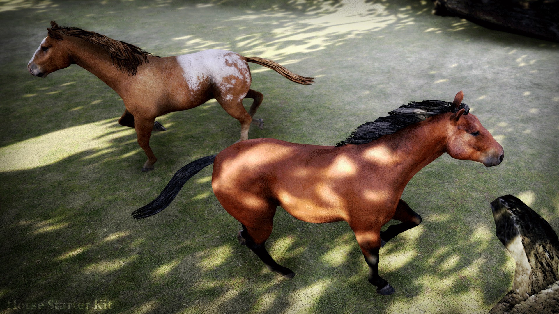 骑手骑马赛马巡逻驾驶蓝图模板 虚幻4 ue4 Horse Starter Kit 426插图2