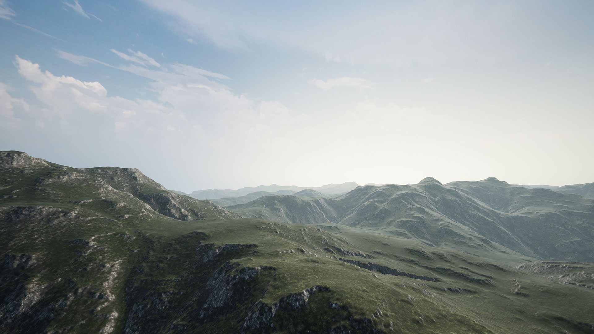 山谷 山脉 昼夜 地形 环境 虚幻4 UE4 Elite Landscapes Valley插图2