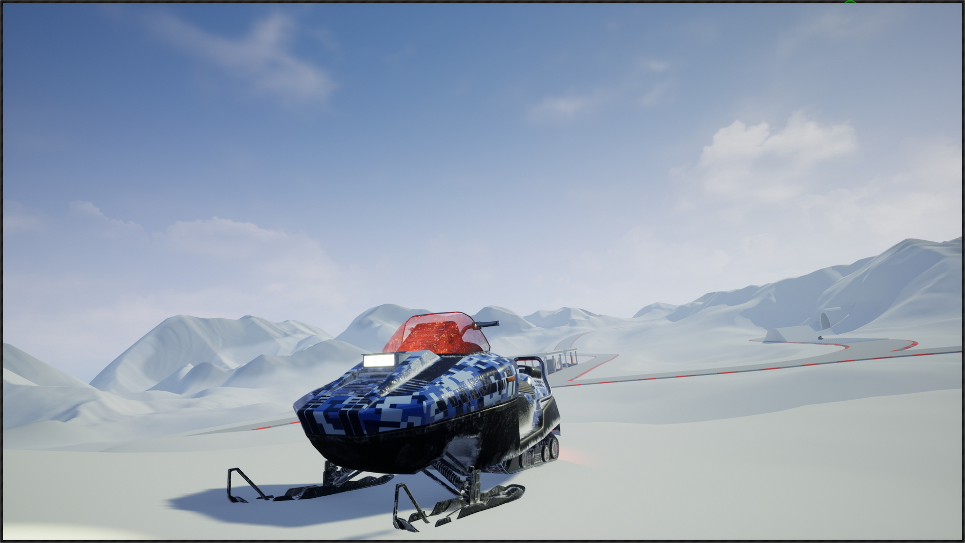 雪地摩托驾驶蓝图 虚幻4 ue4 Drivable Vehicle Snowmobile 427插图5