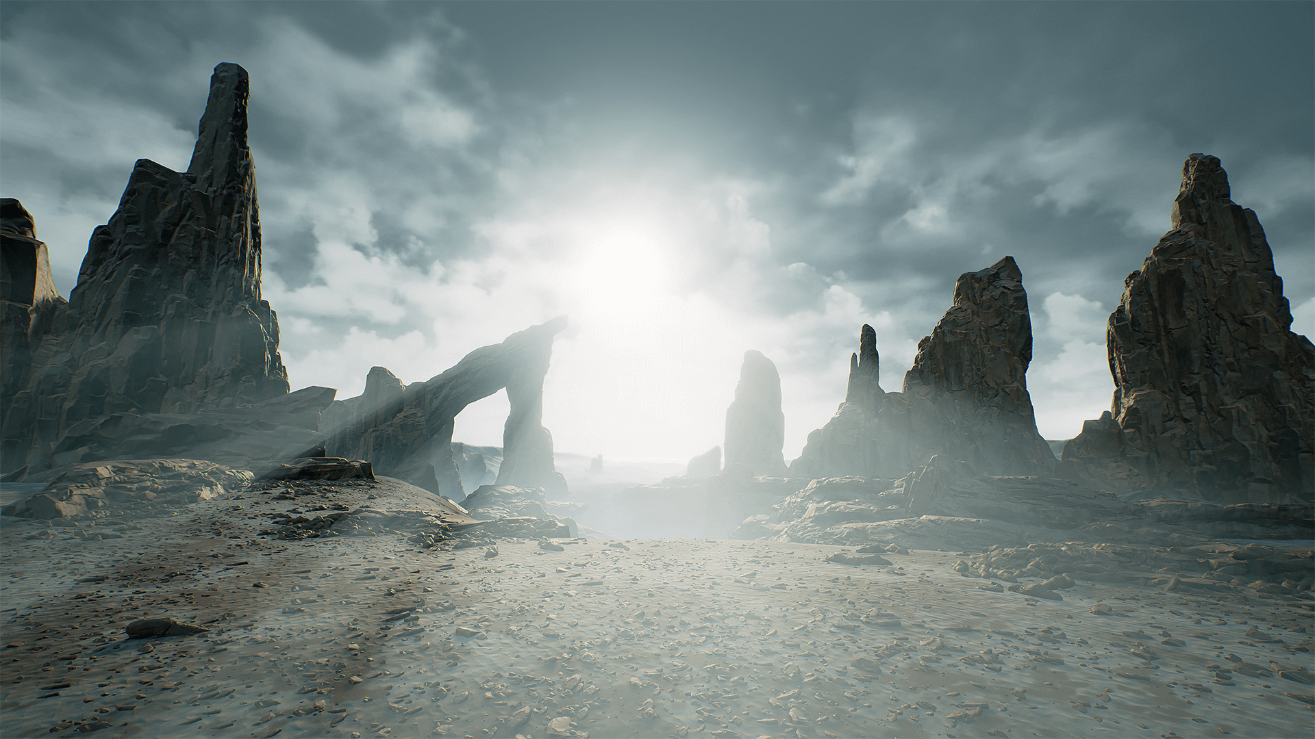 西部 岩石 沙漠 环境 场景 虚幻4 UE4 Wasteland Rocks Pack插图3