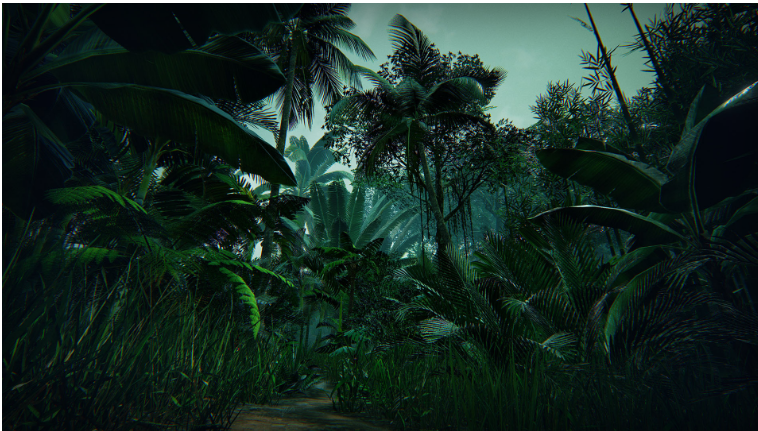 Tropical Forest 虚幻4 UE4 热带丛林 游戏引擎 官方商城 素材包