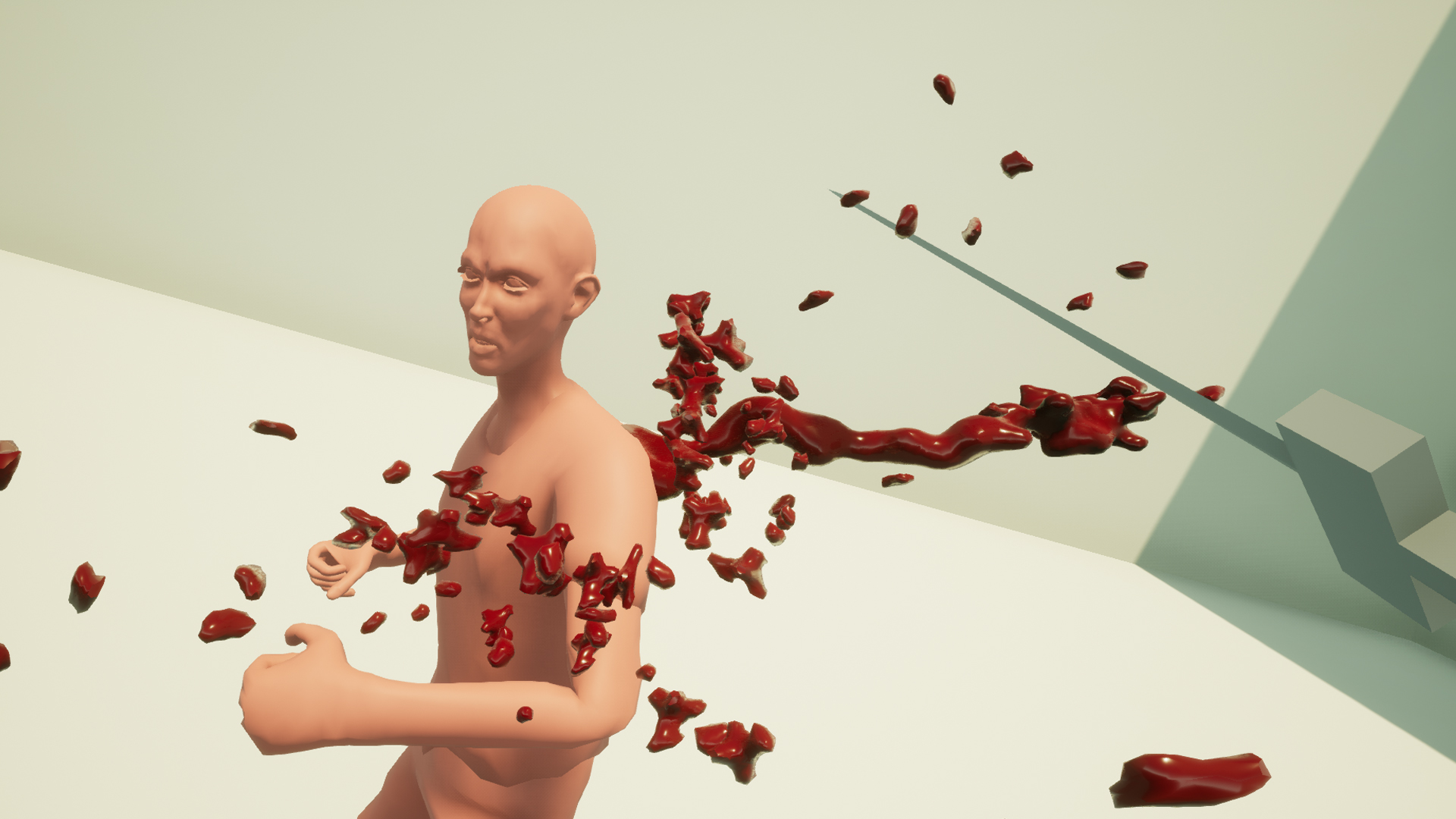 飞溅 血液 受伤 特效 虚幻4 UE4 Splash Damage Blood