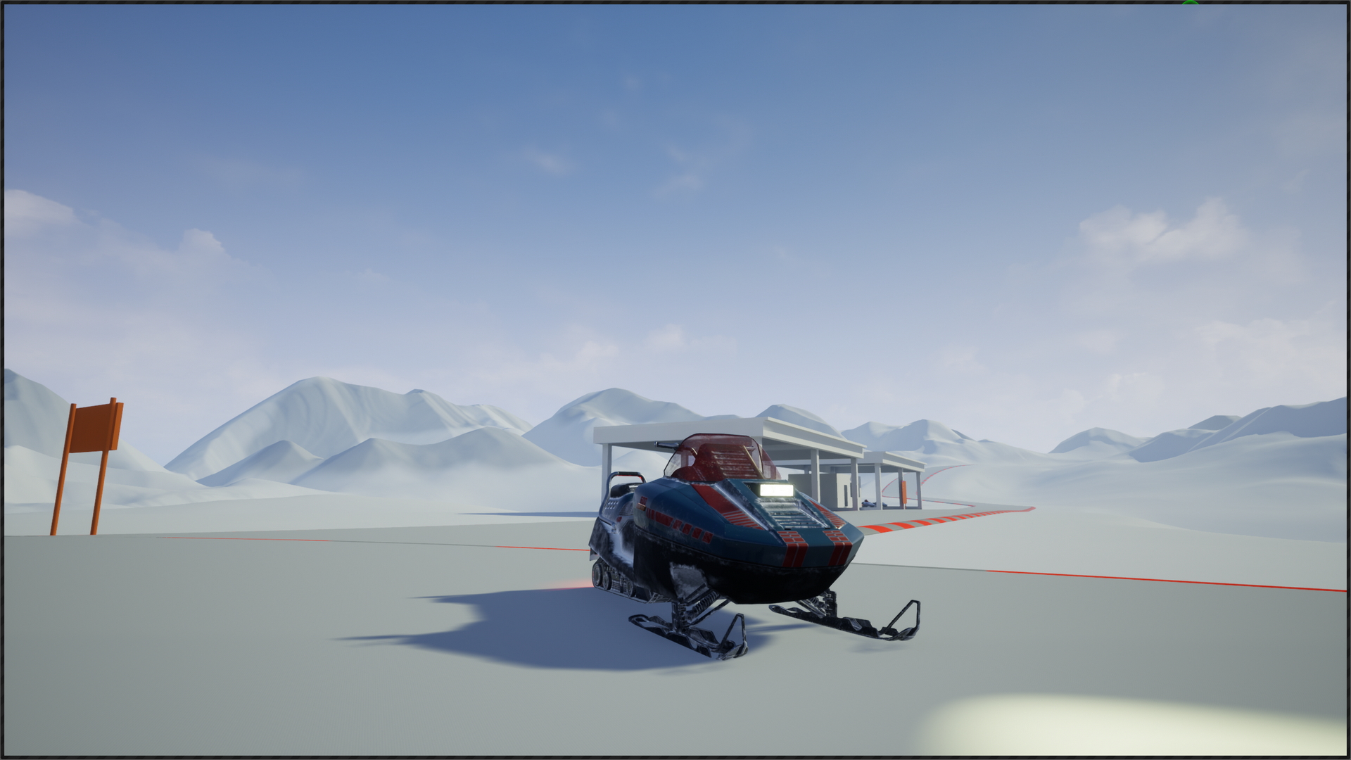 雪地摩托驾驶蓝图 虚幻4 ue4 Drivable Vehicle Snowmobile 427