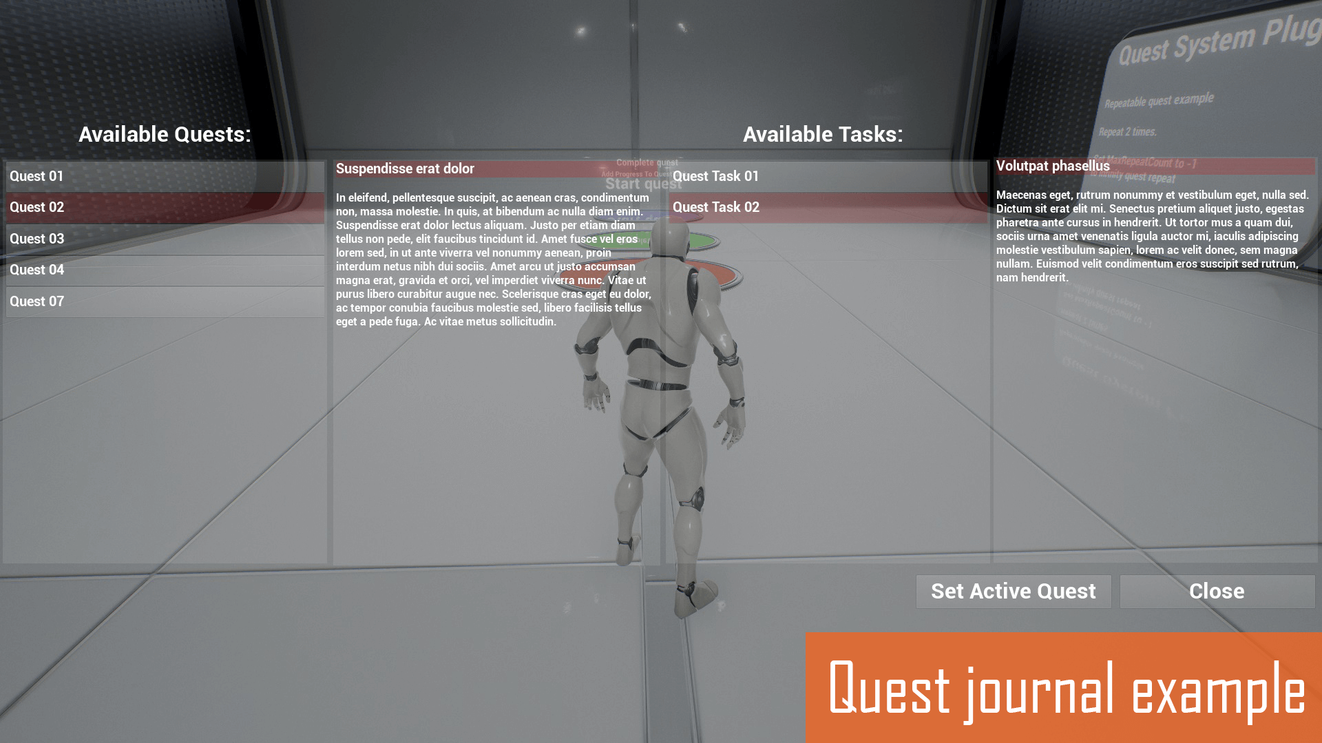 任务列表 介绍 详情 蓝图 插件 虚幻4 UE4 Quest System 425插图2