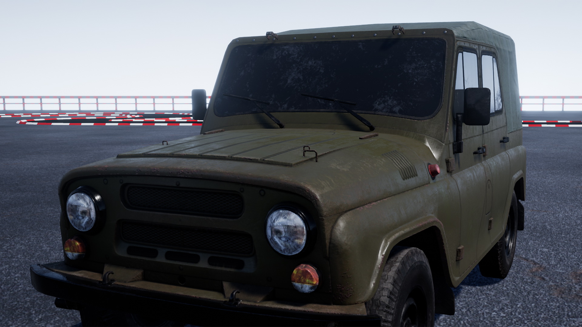 军事 越野车 驾驶 蓝图 虚幻4 UE4 Off Road Military Vehicle插图3