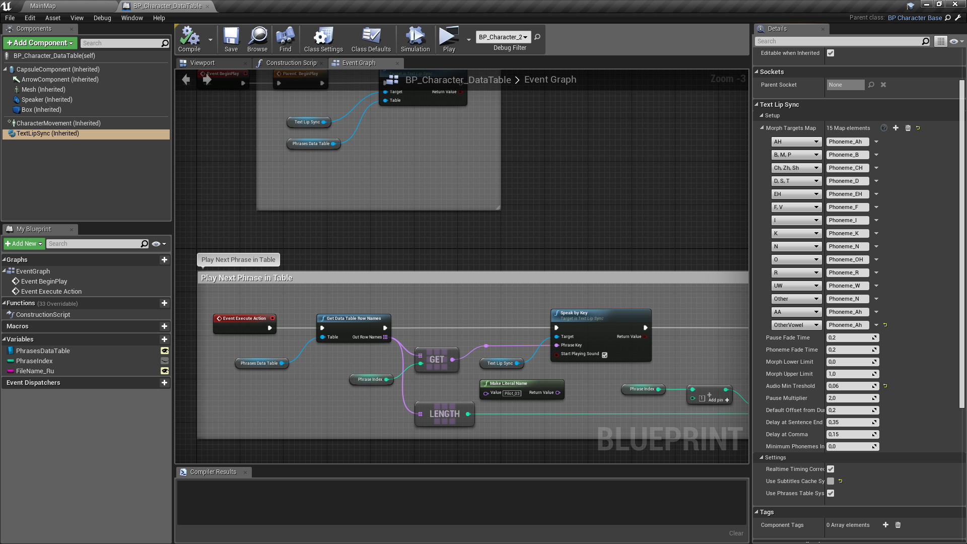 语音说话嘴唇口型同声同步协调插件 虚幻4 ue4 Text To Lip Sync插图1