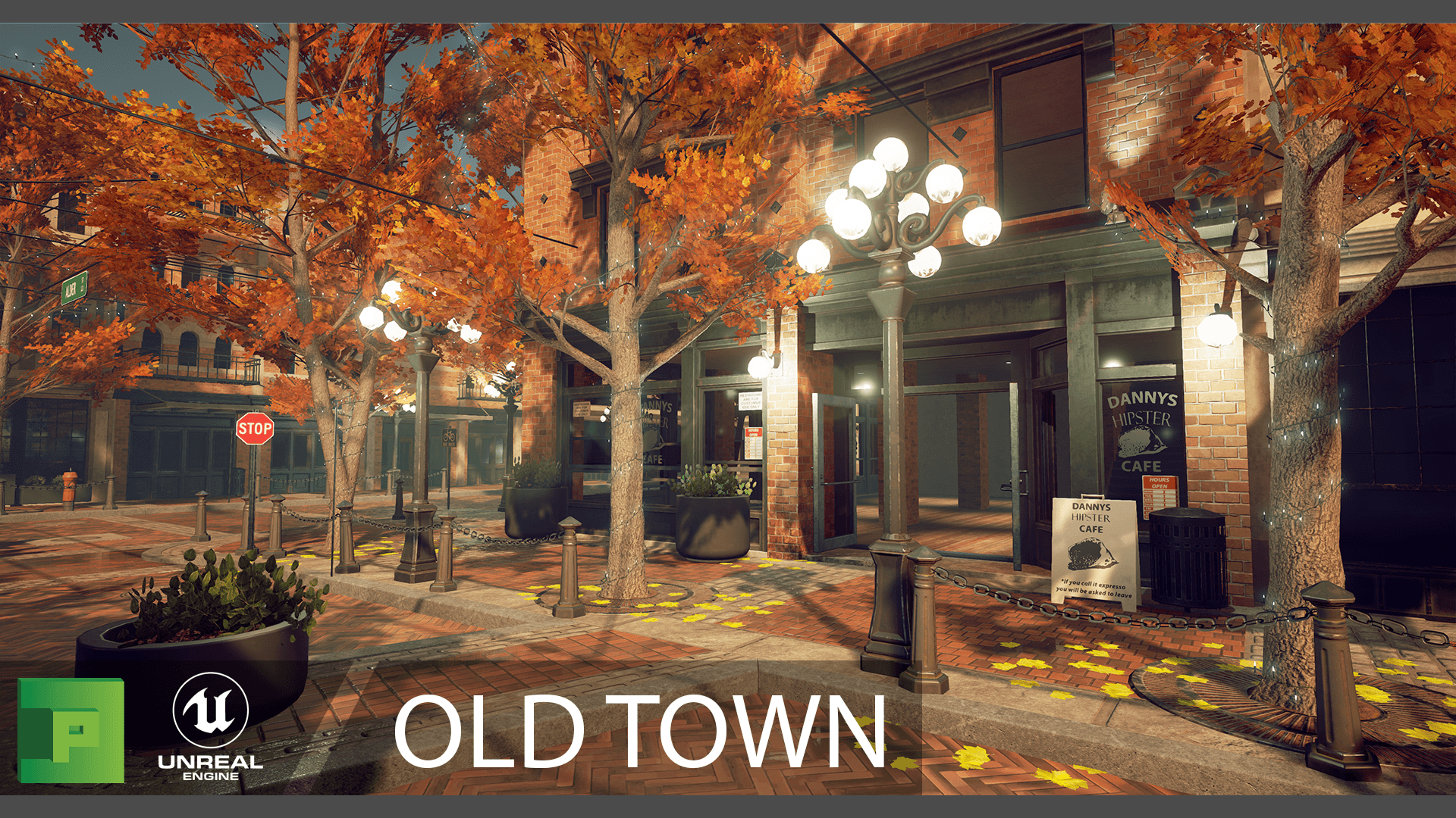 Old Town 虚幻4 UE4 美国 老城区 春夏秋冬 场景插图2