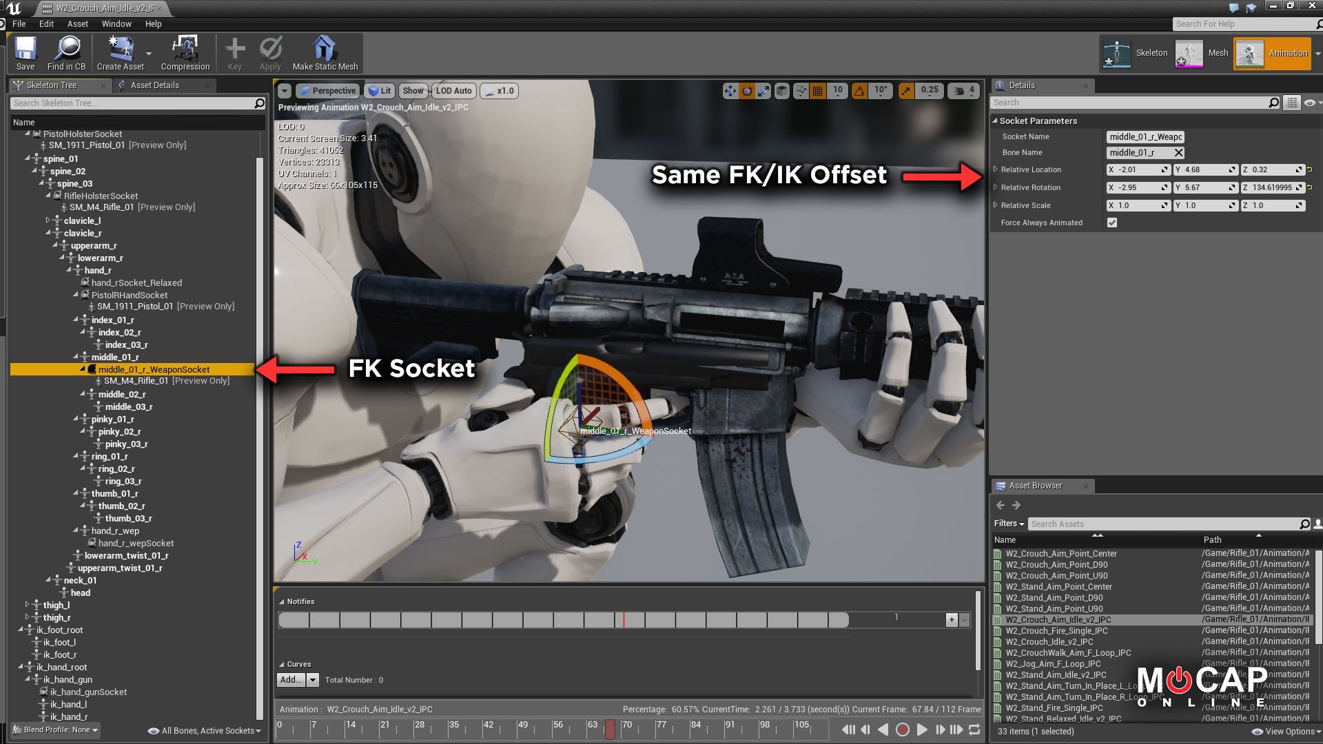 Rifle Pro – MoCap Pack 虚幻4 UE4 自动 步枪 射击 动作 动画插图1