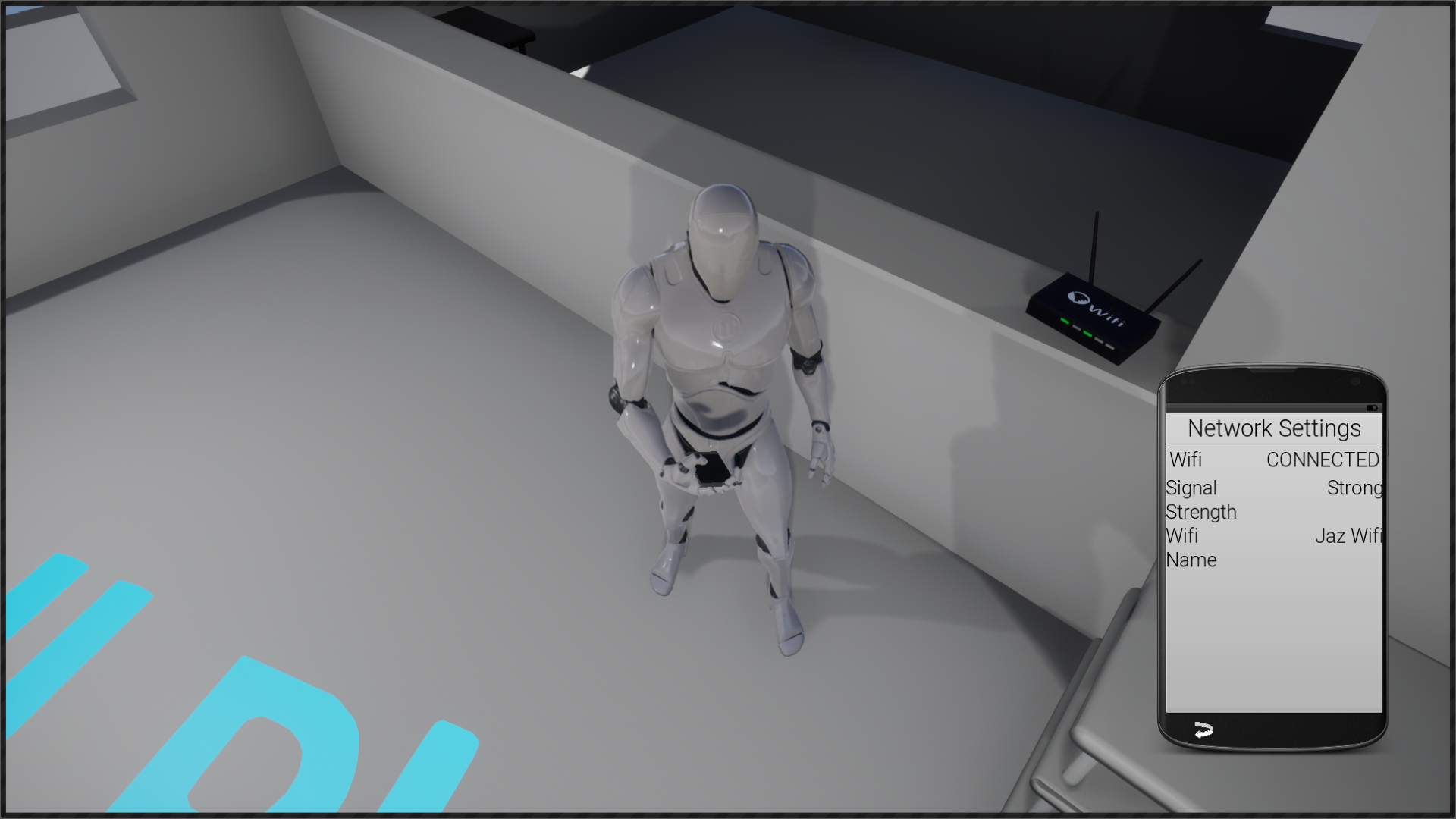游戏内手机聊天打电话手电筒功能 蓝图 虚幻4 ue4 Smart Phone插图2