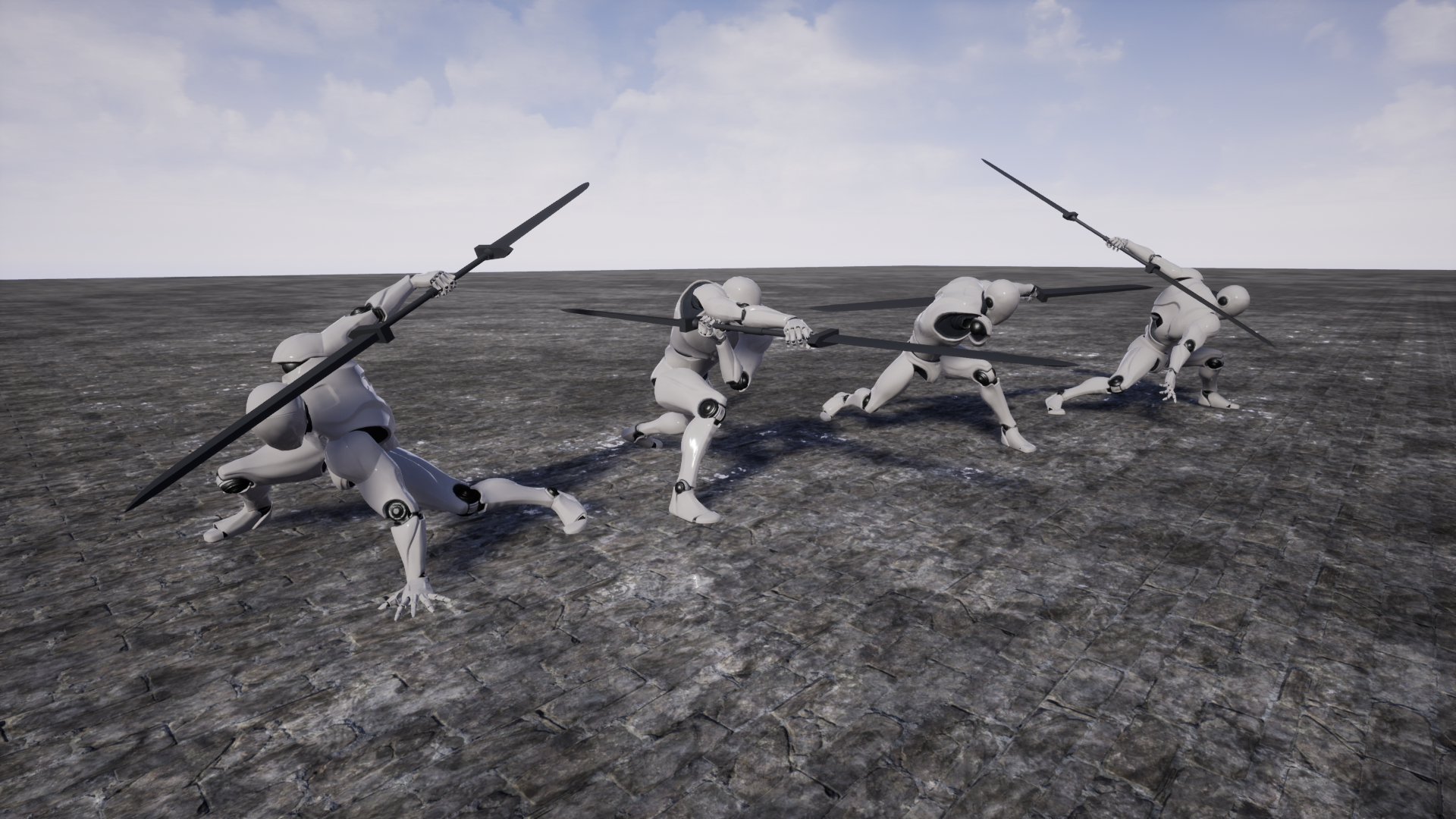双手剑 扩展 动画 虚幻4 UE4 Twinblades Animset Expansion插图1