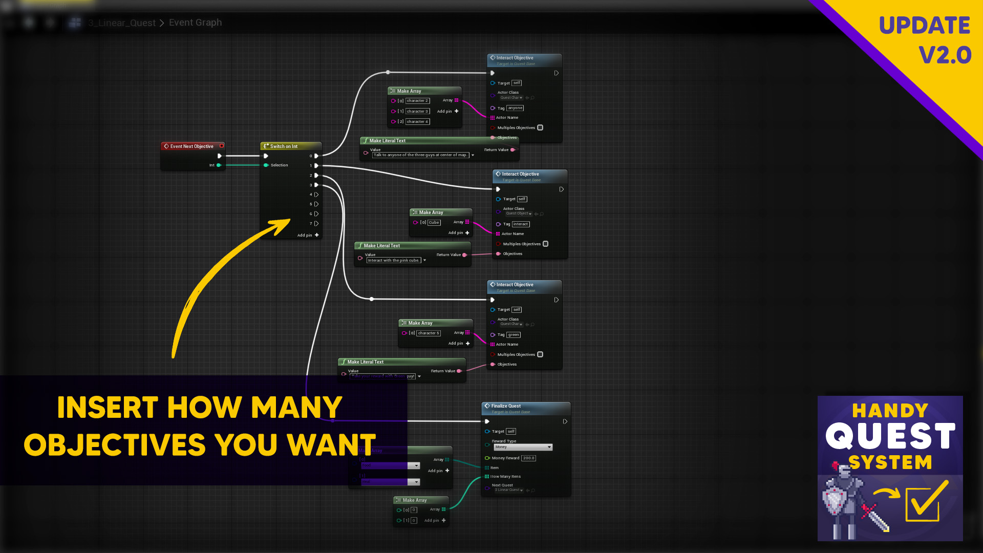 任务目标位置创建系统蓝图 虚幻4 ue4 Handy Quest System 426插图13