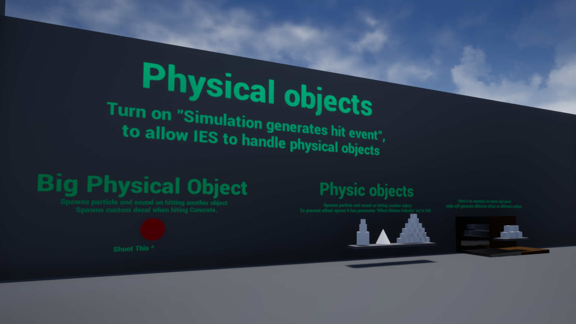 物理 受击 特效 蓝图 系统 虚幻4 UE4 IES Impact Effect System