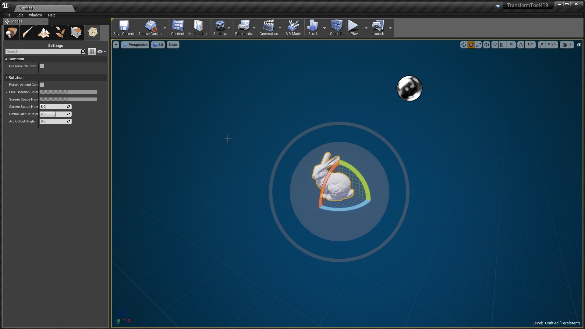 物体模型变换插件 虚幻4 ue4 Transform Tool Plugin 424到426插图3