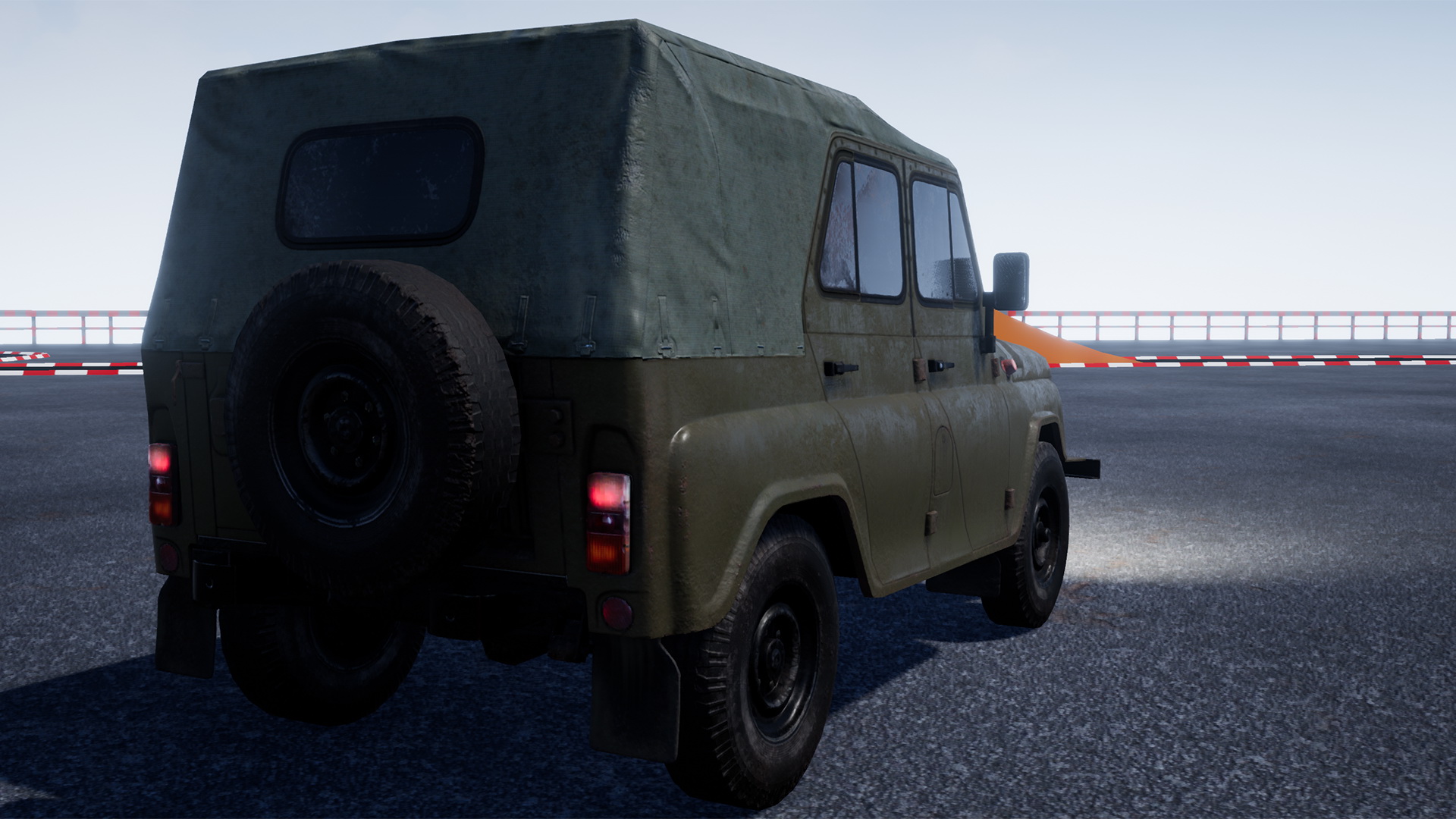 军事 越野车 驾驶 蓝图 虚幻4 UE4 Off Road Military Vehicle插图2