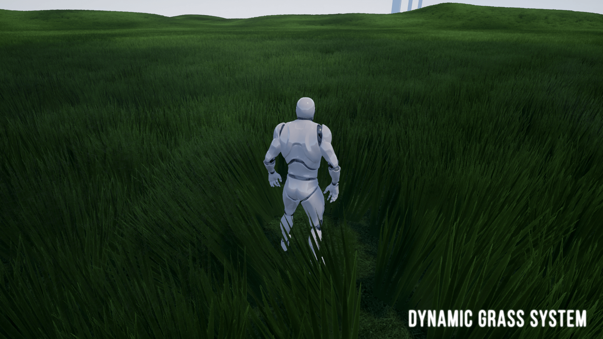 可交互 草地 草丛 系统 蓝图 虚幻4 UE4 Dynamic Grass System插图2