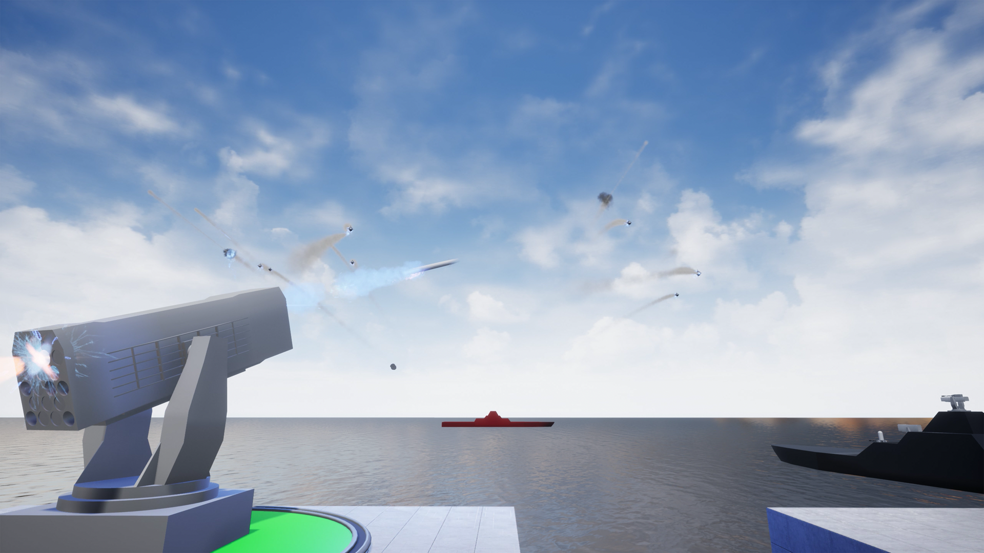 导弹弹幕拦截防空火力矩阵蓝图项目 虚幻4 ue4 CIWS Turret 426插图2