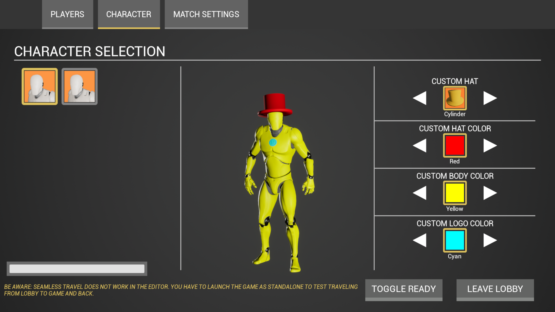 多人游戏 选择 设置 界面 蓝图 虚幻4 UE4 Multiplayer Lobby Kit插图3