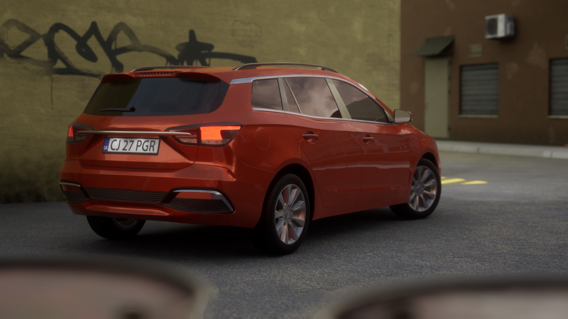 可驾驶 车辆 热气球 蓝图 项目 虚幻4 UE4 Station Wagon Car