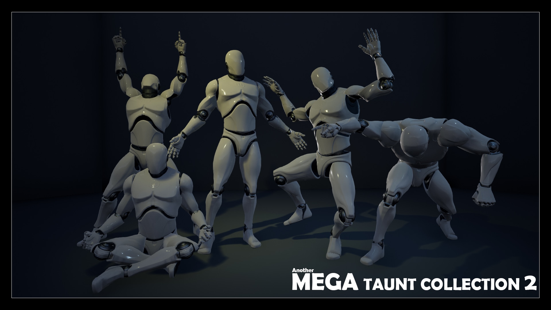 嘲讽挑衅炫耀胜利姿势动画 虚幻4 ue4 The Mega Taunt Multi Pack插图6