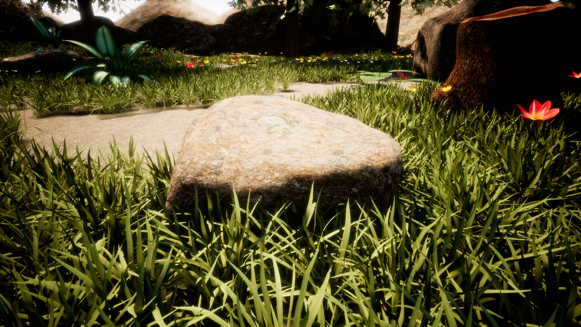 植物 花朵 地形 场景 虚幻4 UE4 Forest pack Easy landscape with plants and flowers插图3