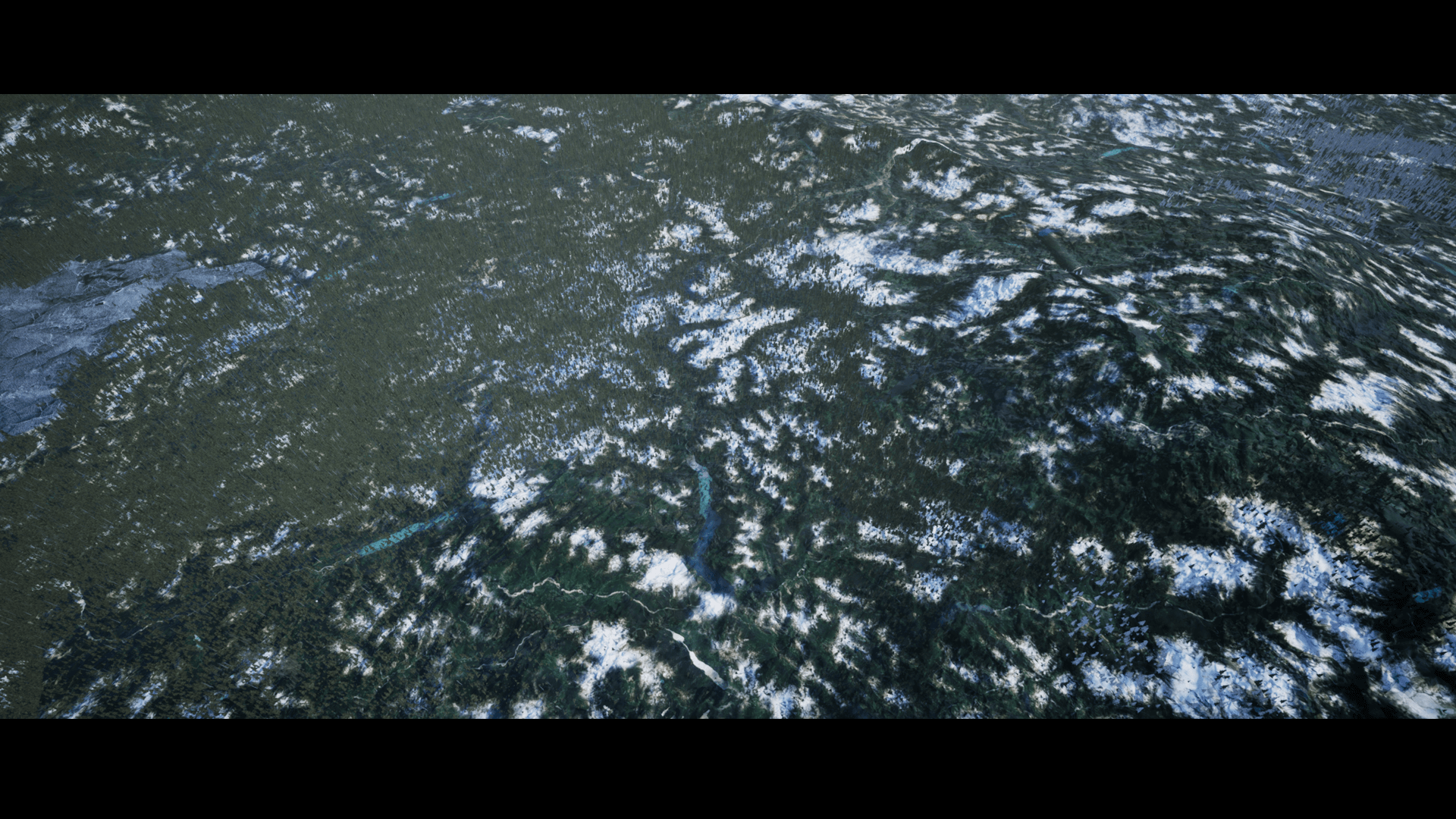 北境 冬天 森林 冰面 环境 场景 虚幻4 UE4 Northern Forest插图3