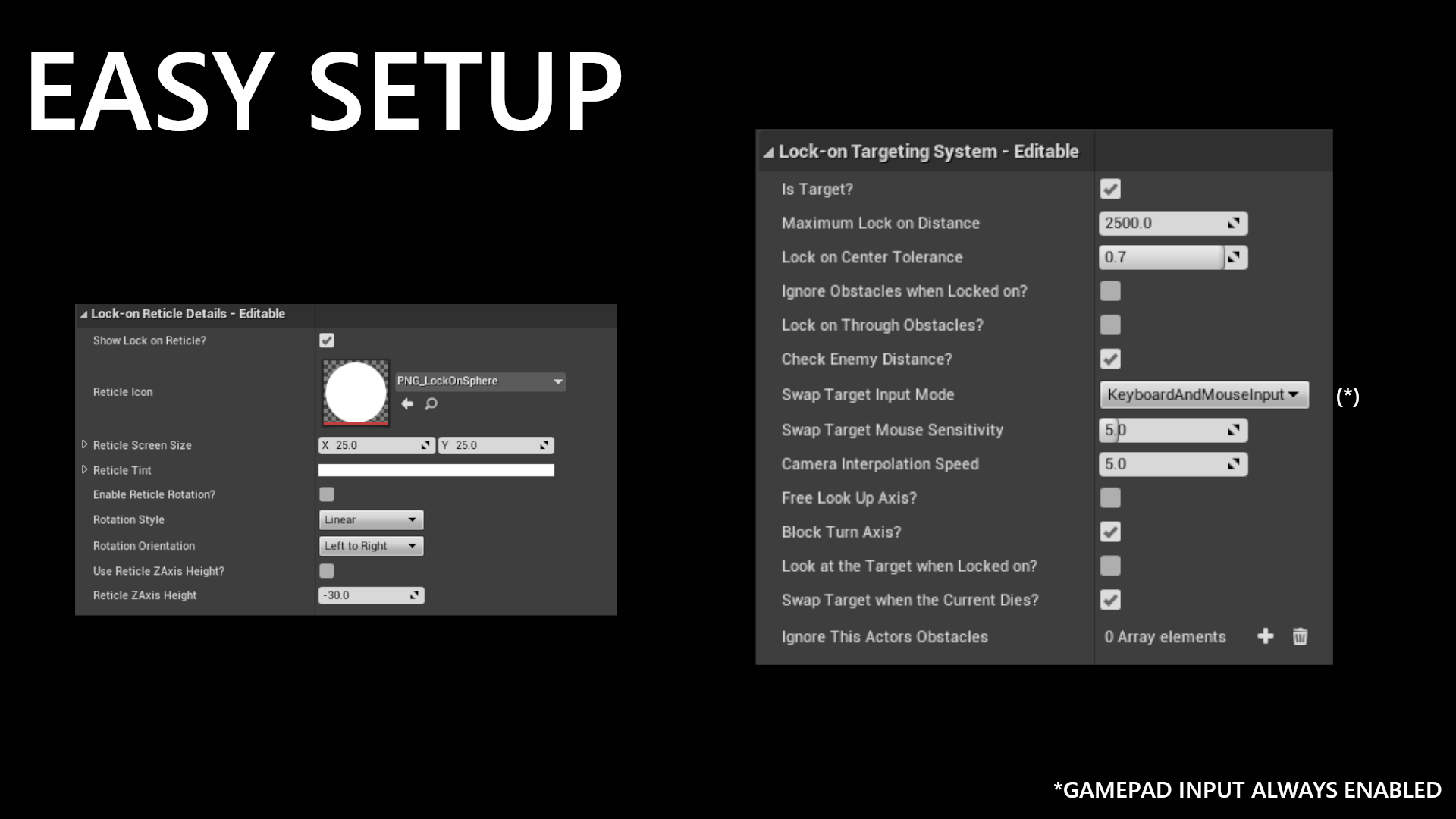 镜头锁定切换目标查障蓝图 虚幻4 ue4 Lock on Targeting System插图9