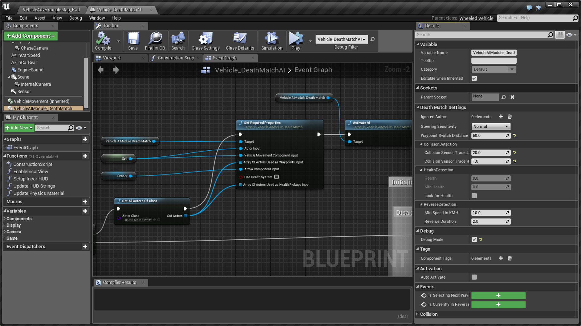 人工智能车辆赛车插件 虚幻ue4 Blue Man Vehicle AI Plugin 418