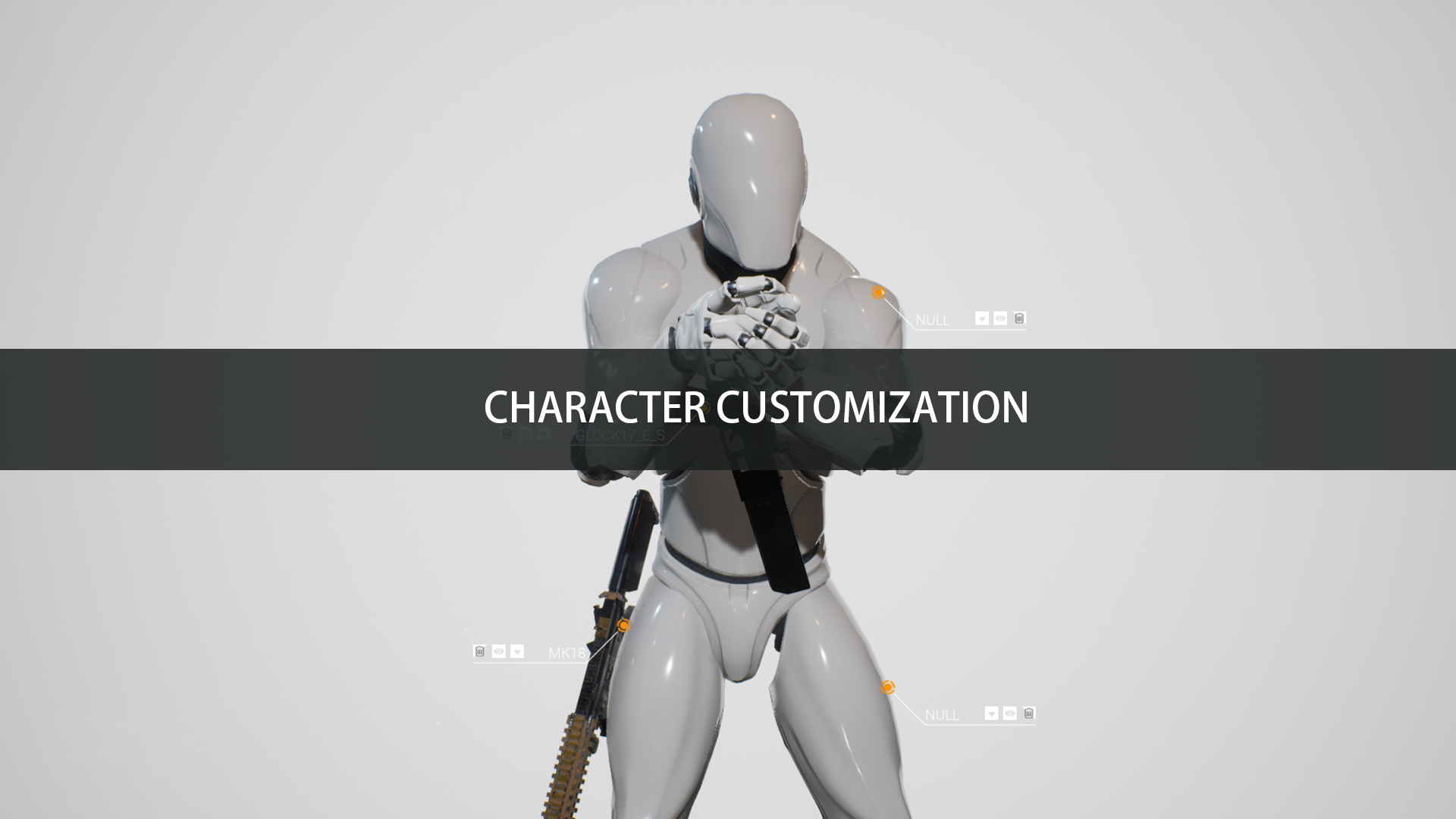 武器配件改装游戏蓝图 虚幻4ue4 Weapon Customization System V3