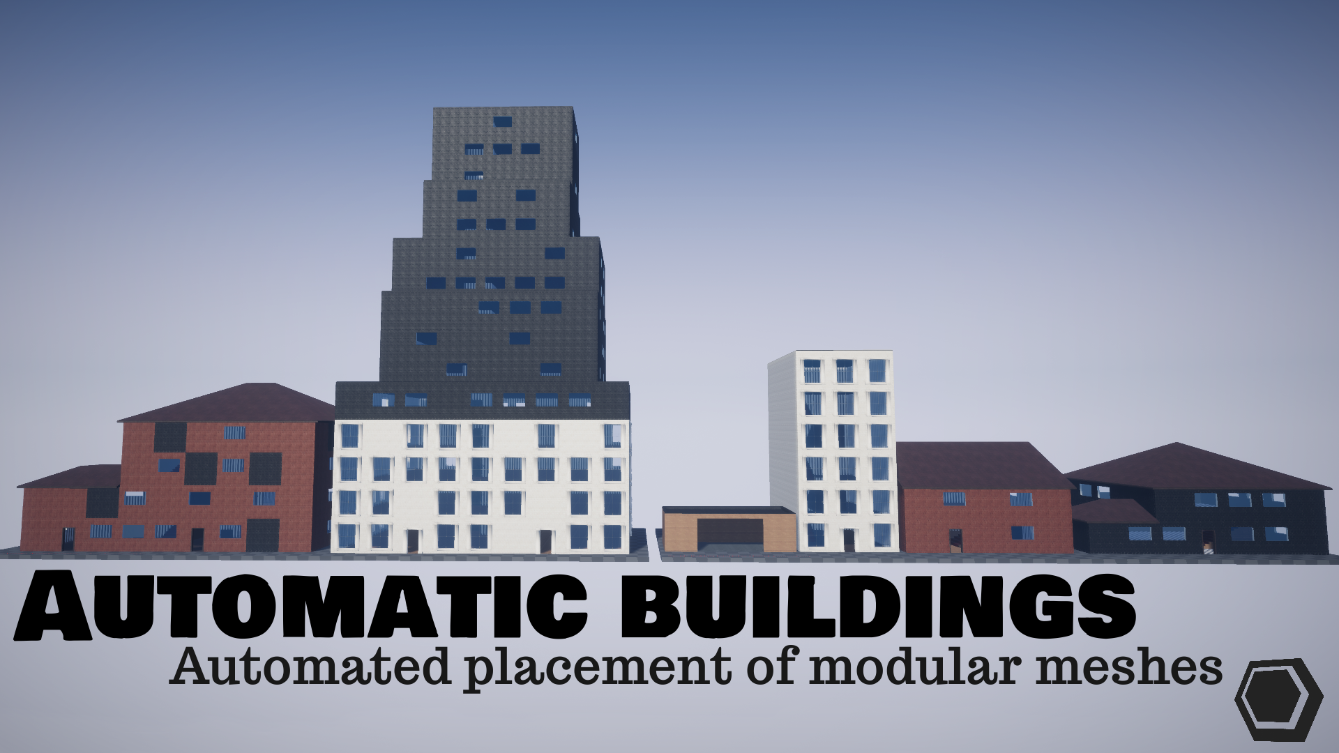 程序化建筑室内生成创建分布蓝图 虚幻4 ue4 Automatic Buildings