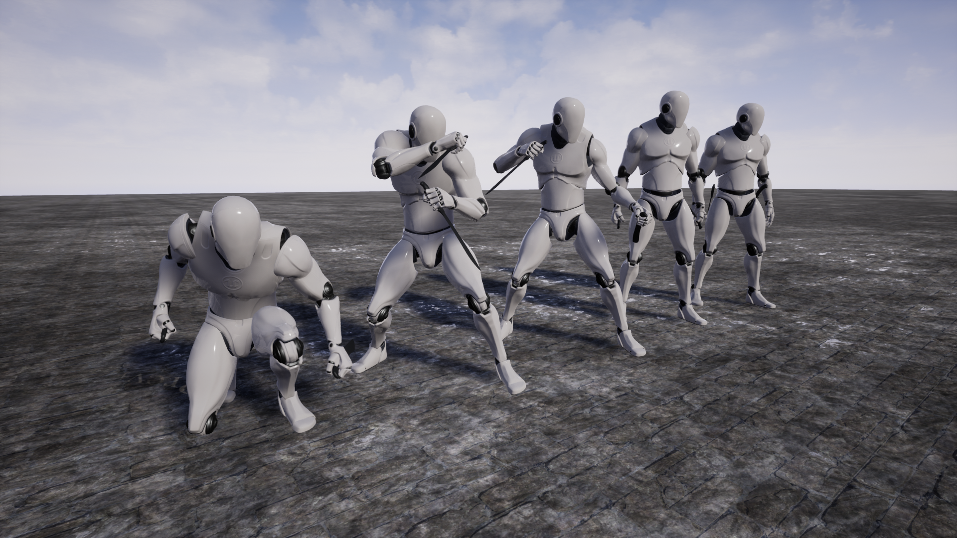 匕首 小刀 刺客 动画 重定向 虚幻4 UE4 TwinDaggers Animset插图1
