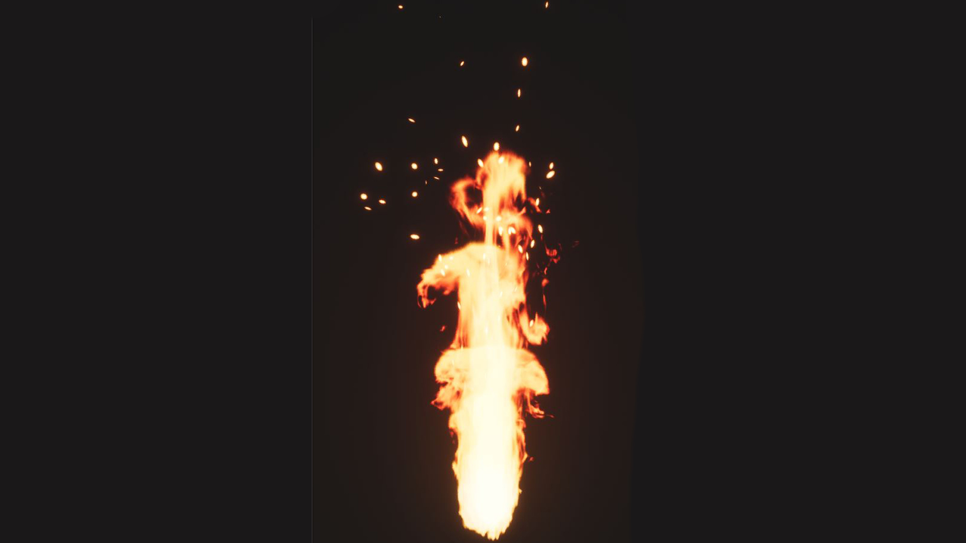 循环 动画 火焰 粒子 特效 虚幻4 UE4 Looping Fire FX