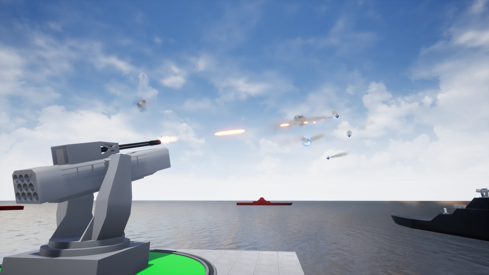 导弹弹幕拦截防空火力矩阵蓝图项目 虚幻4 ue4 CIWS Turret 426插图3