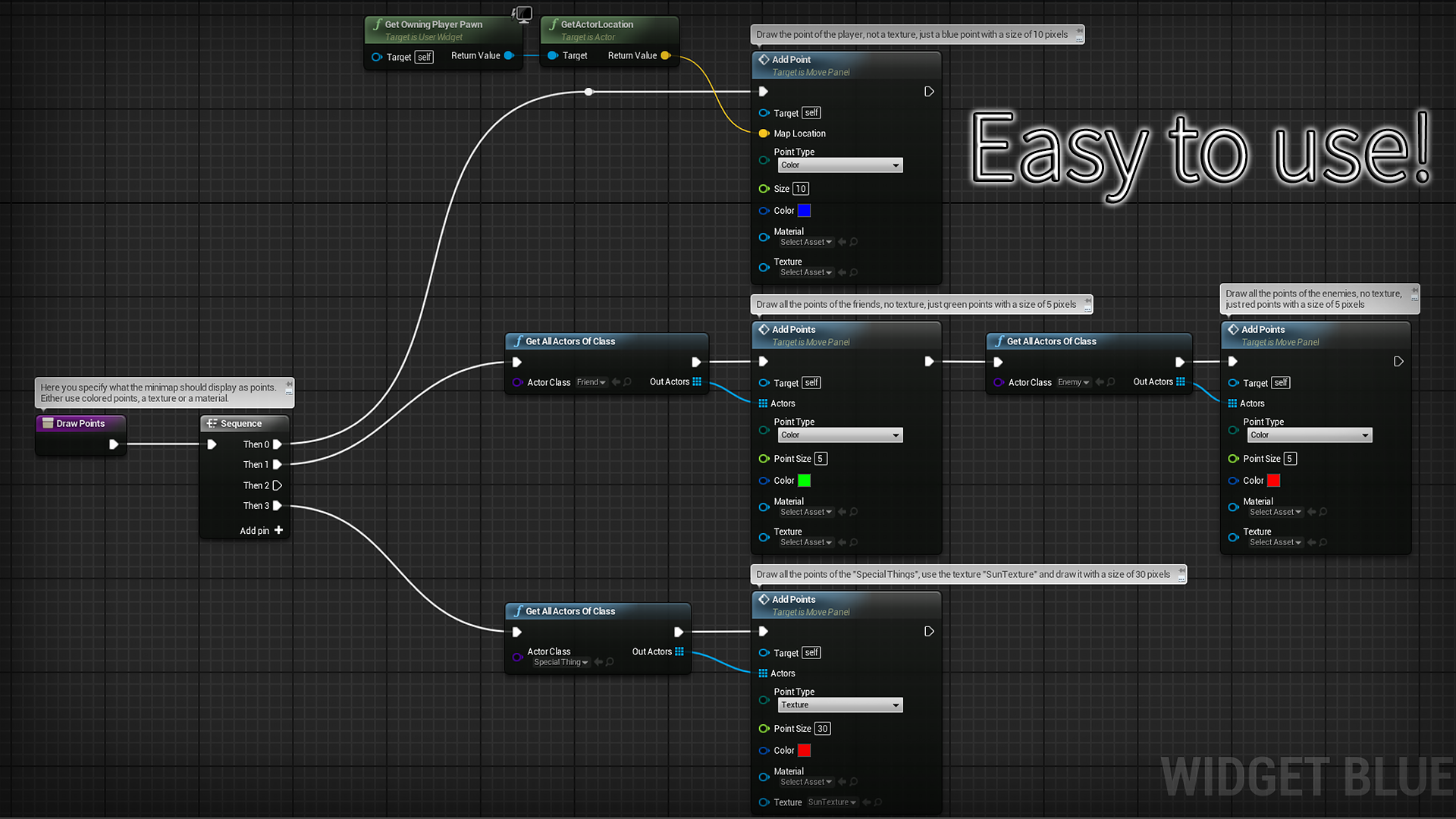 小地图 迷你 地图 UI 蓝图 虚幻4 UE4 UMG Mini Map插图2