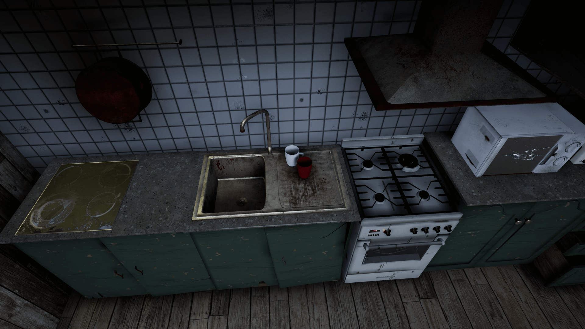 Survival Kitchen 虚幻4 UE4 生存游戏 破旧的厨房 场景插图3