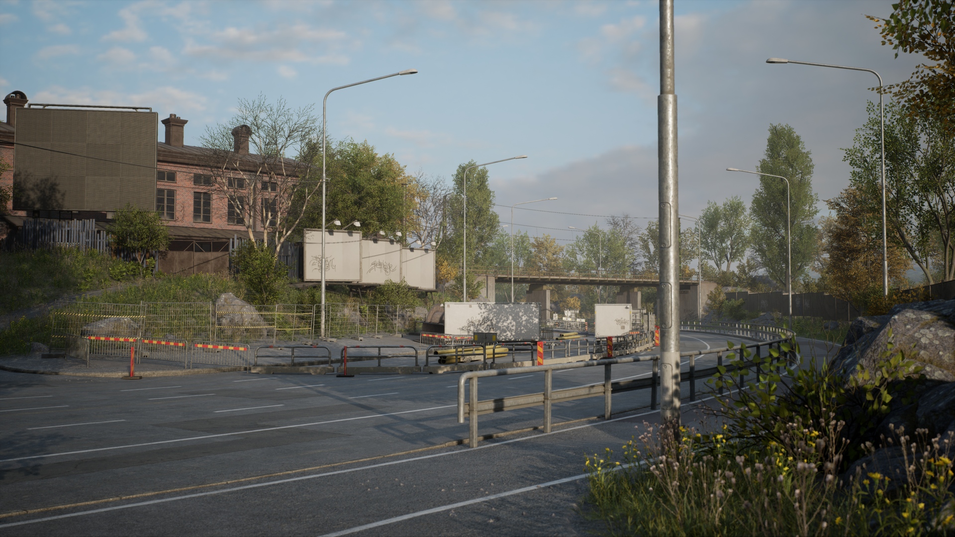 高速公路 铁路桥 环境 场景 虚幻4 UE4 Highway Environment插图3