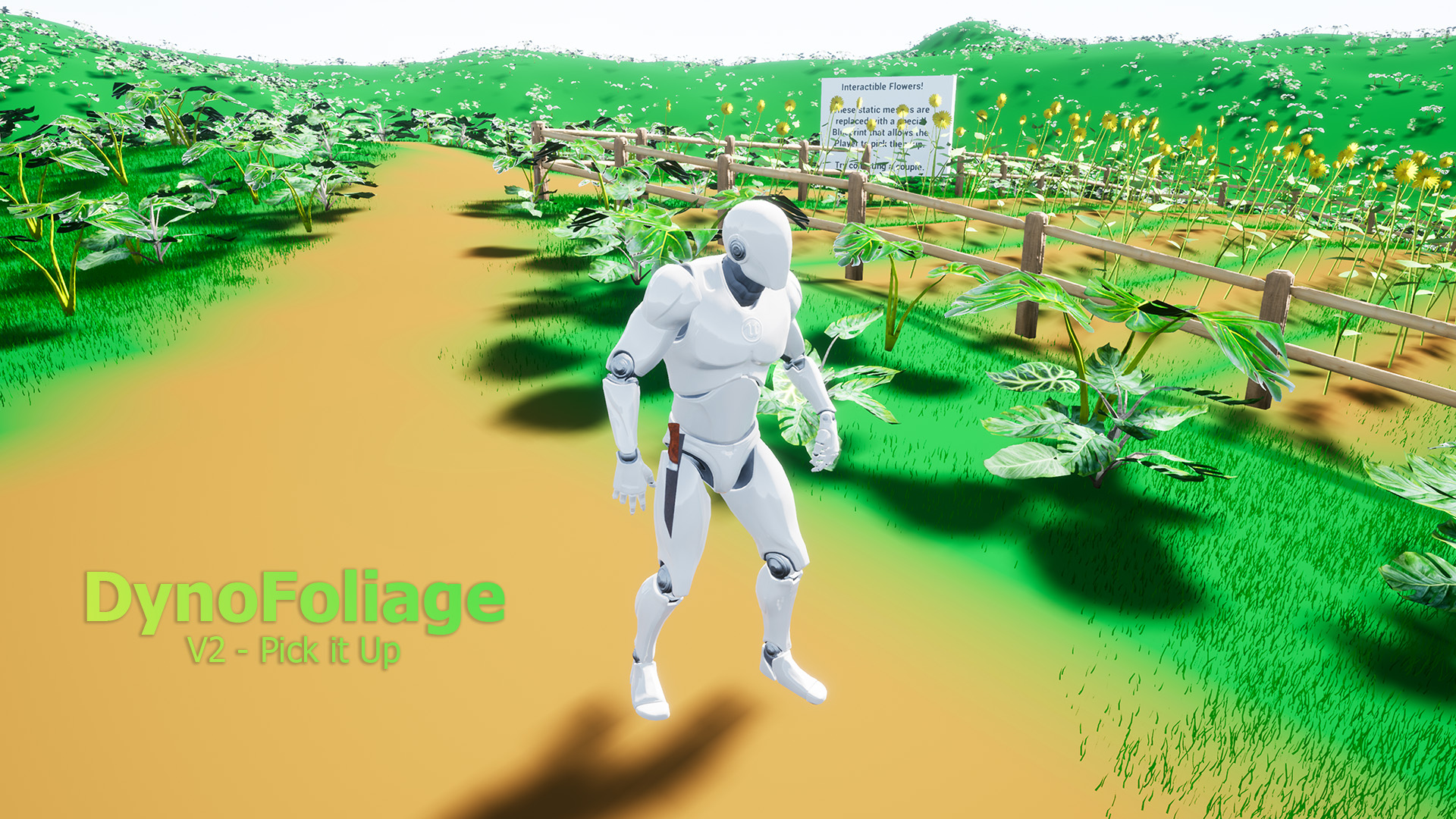 静态 植物 生成 转换 交互 蓝图 虚幻4 UE4 DynoFoliage