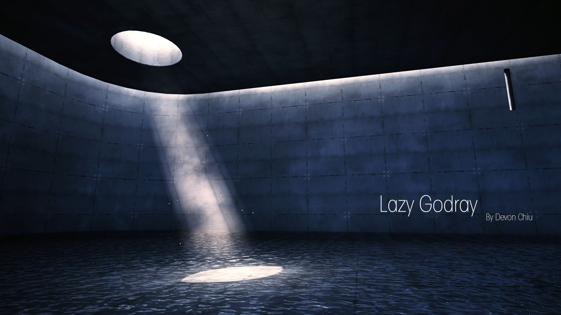 Lazy Godray 虚幻4 UE4 惬意圣光体积光特效游戏引擎蓝图