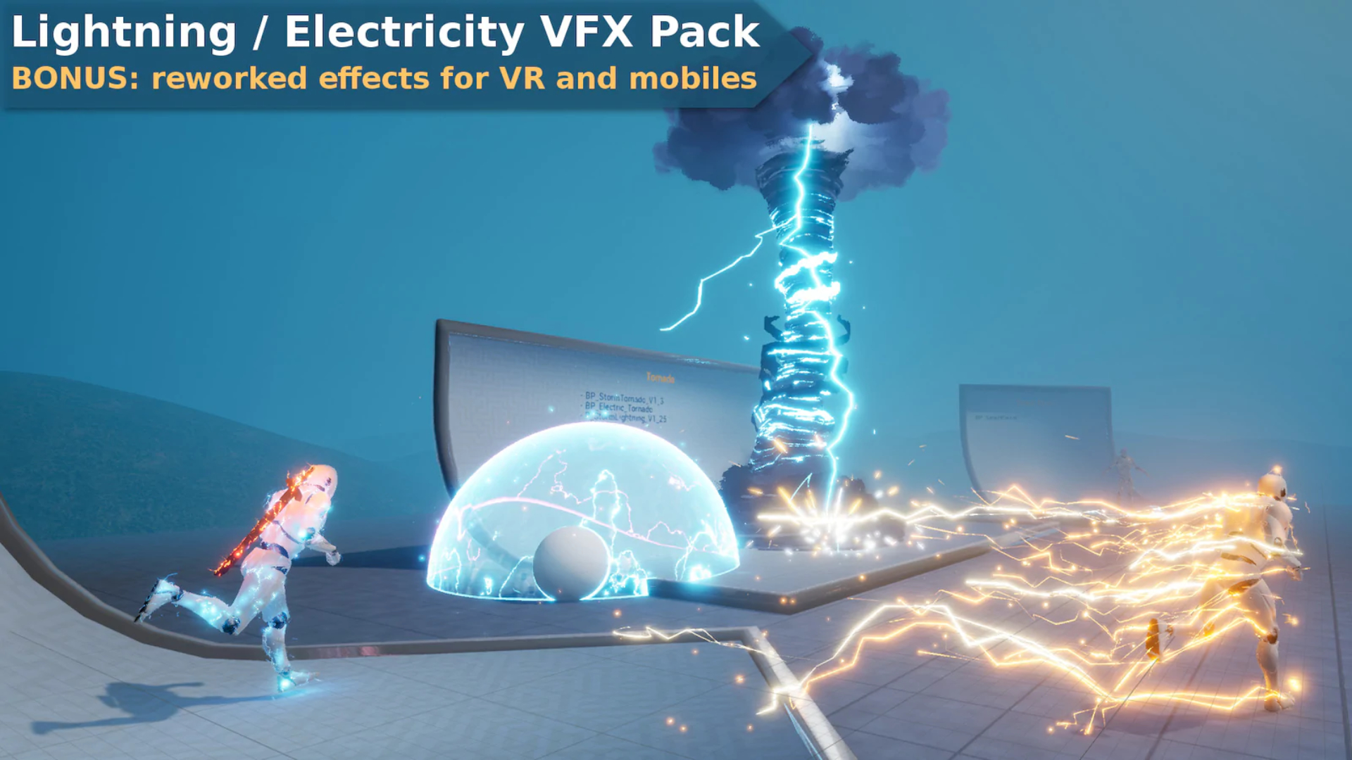 电流触电交互特效 虚幻ue4 Lightning Electricity VFX Pack 426插图1